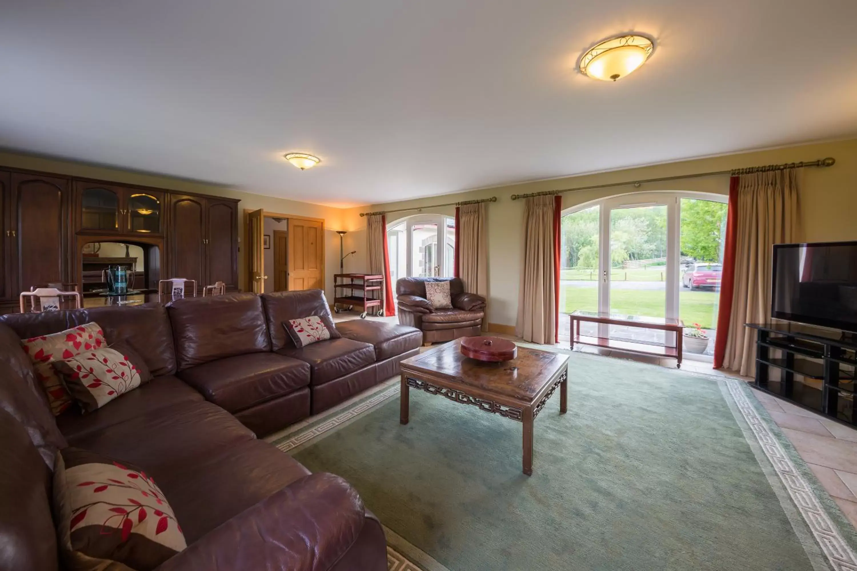 Communal lounge/ TV room, Seating Area in Errichel House and Cottages