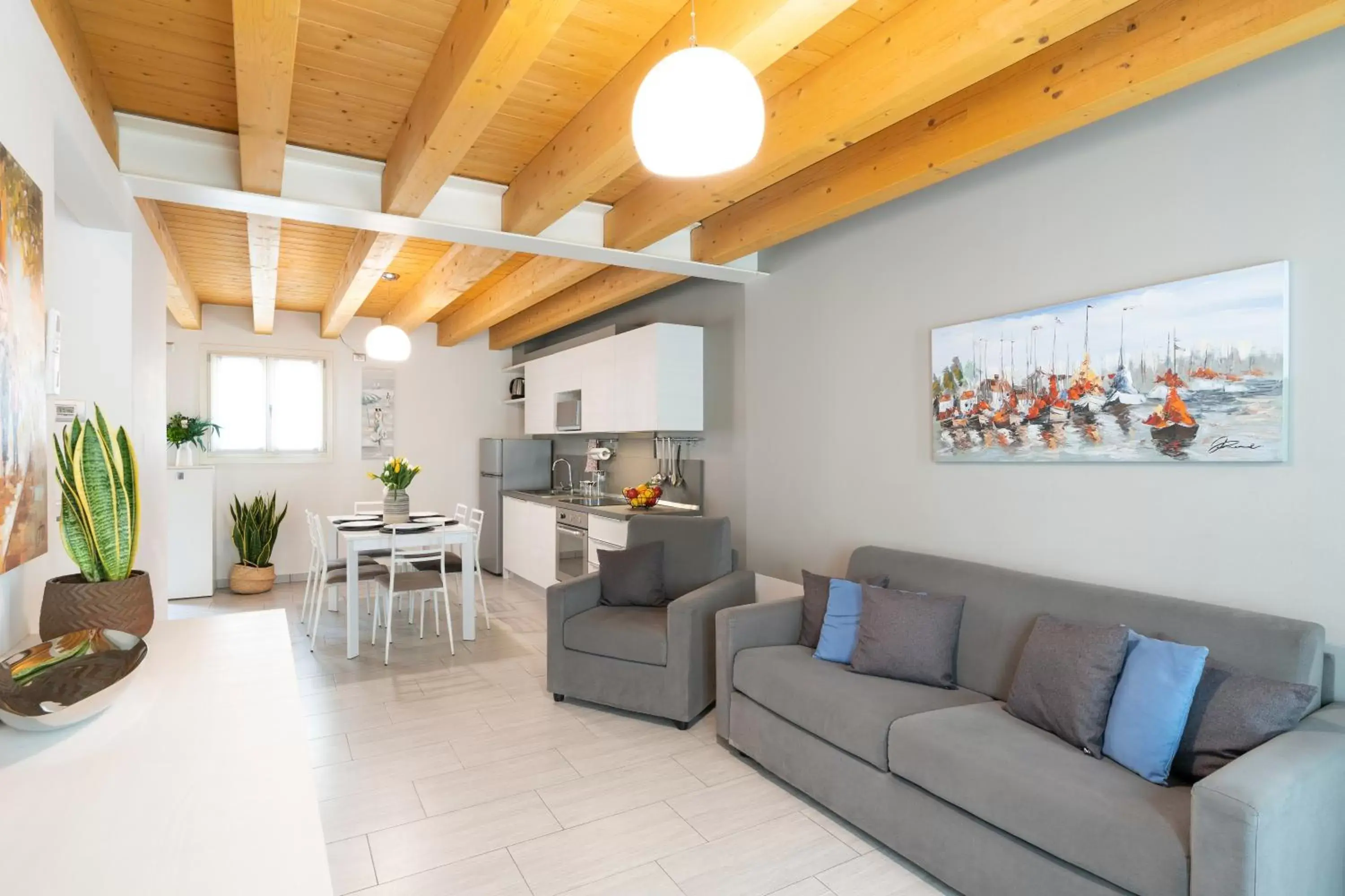 Living room, Seating Area in Ca' Degli Antichi Giardini Apartments