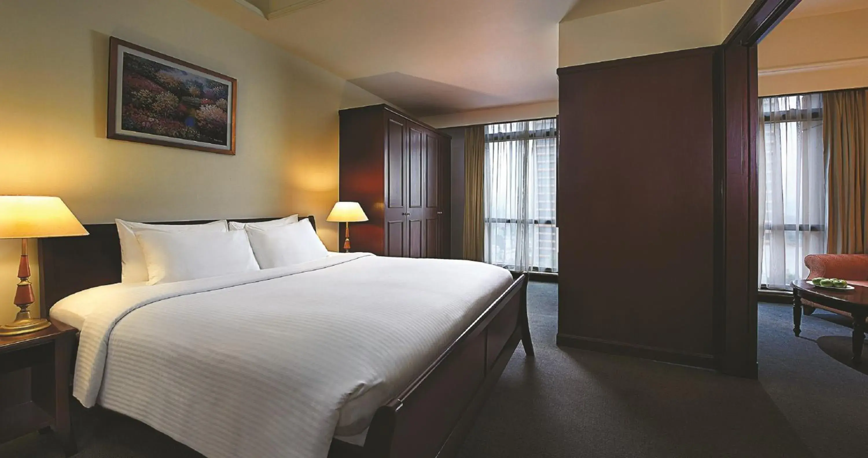 Seating area, Bed in Berjaya Times Square Hotel, Kuala Lumpur