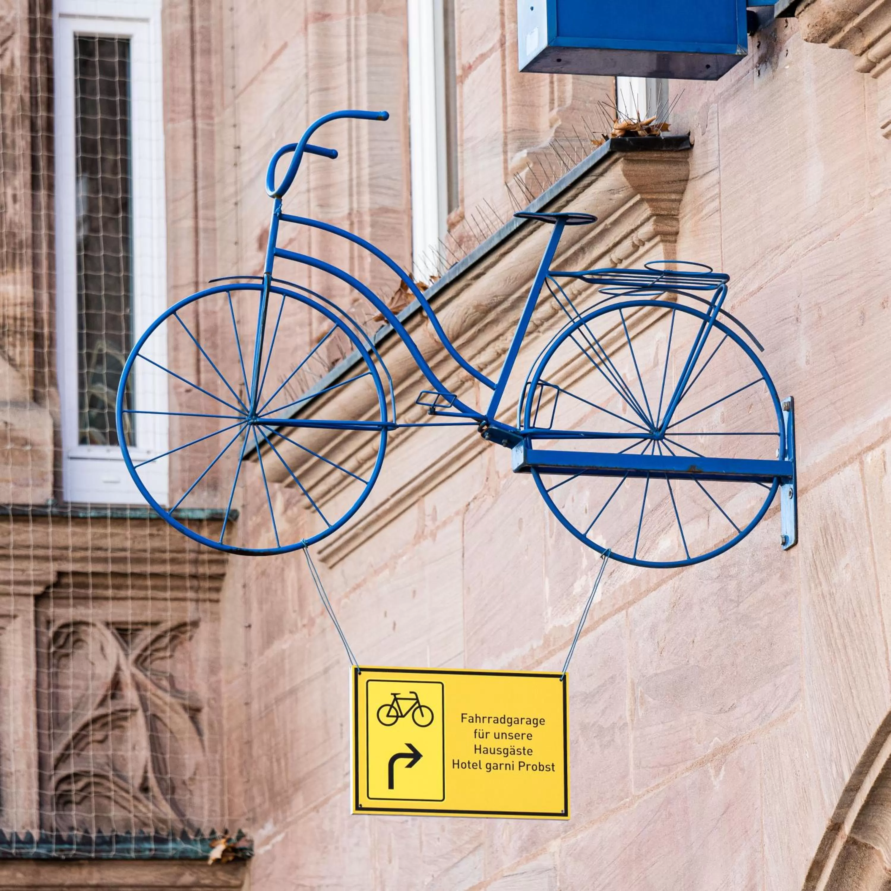 Facade/entrance in PrivatHotel Probst