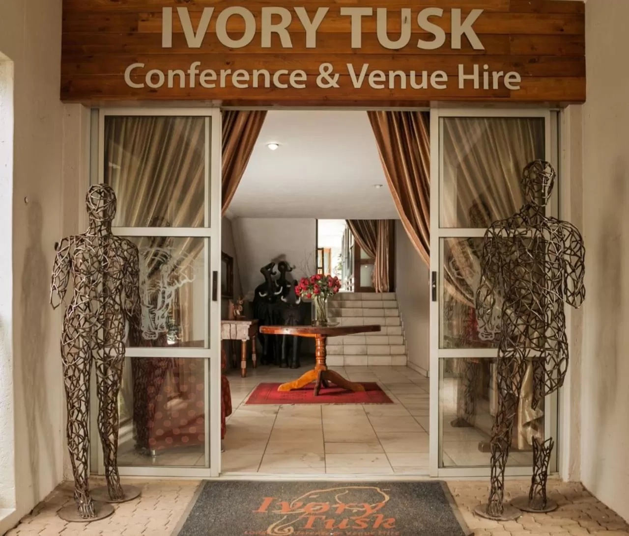 Facade/entrance in Ivory Tusk Lodge