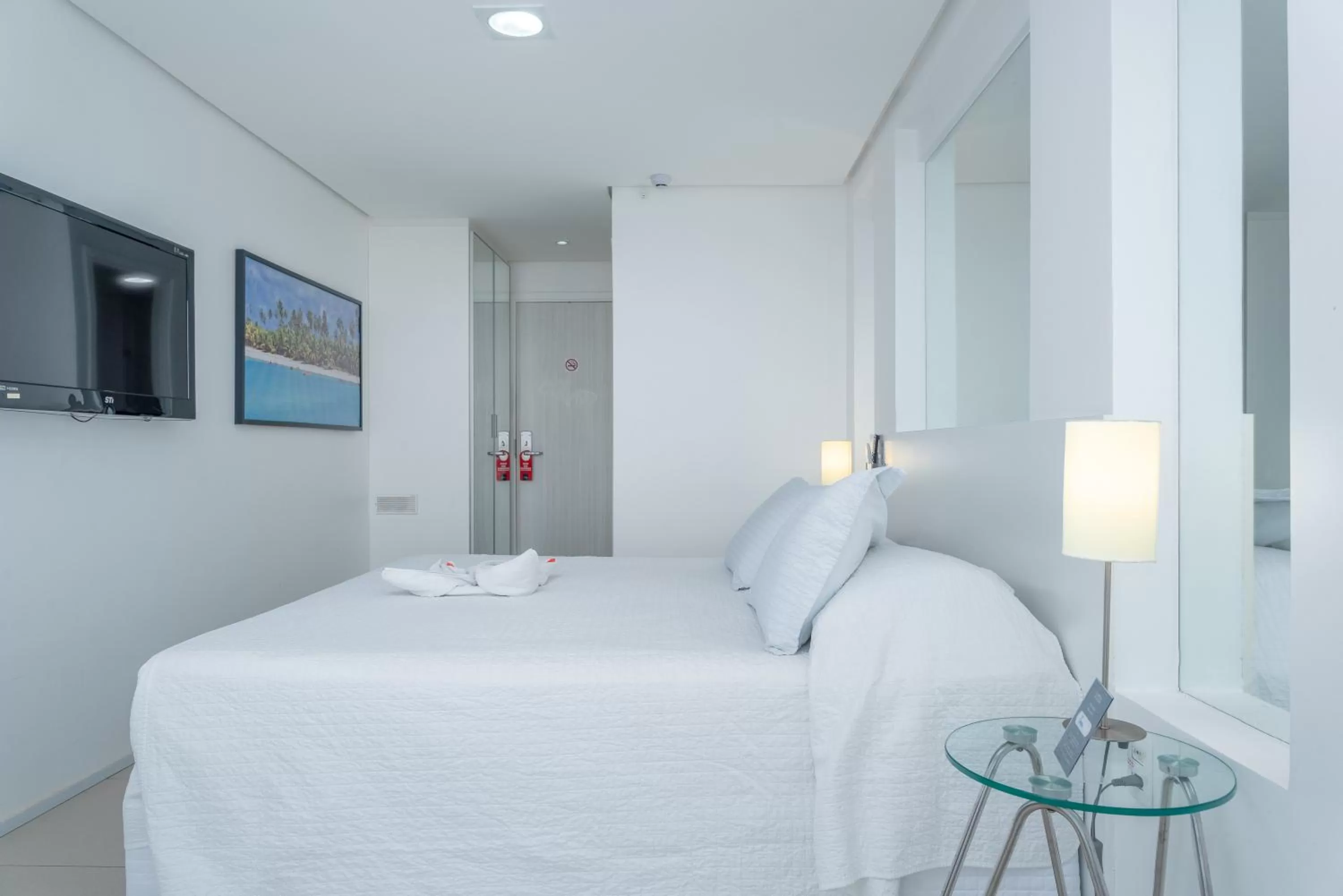 Bed in Hotel Brisa Praia Pajuçara