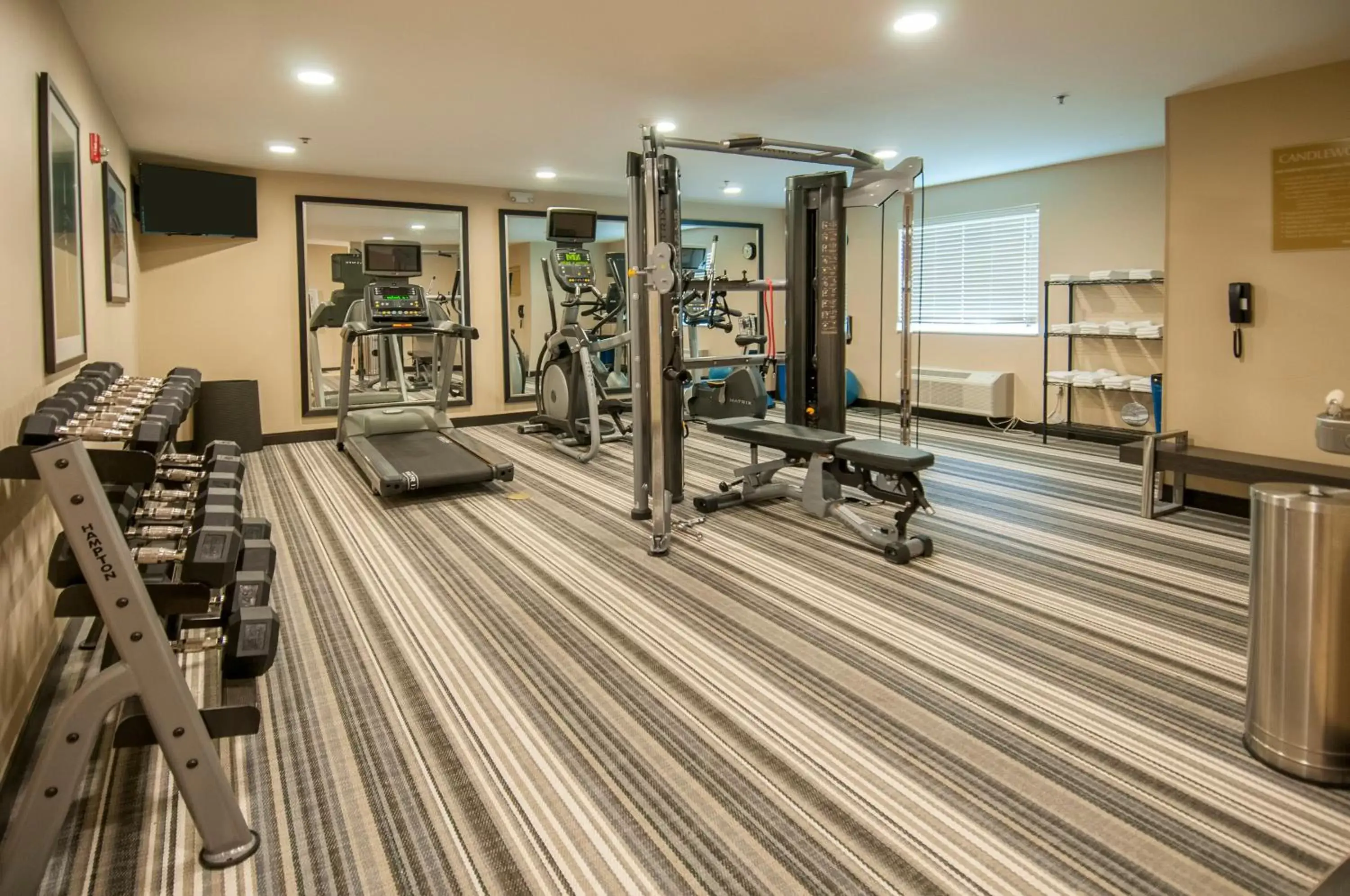 Fitness centre/facilities, Fitness Center/Facilities in Candlewood Suites - Baton Rouge - College Drive, an IHG Hotel