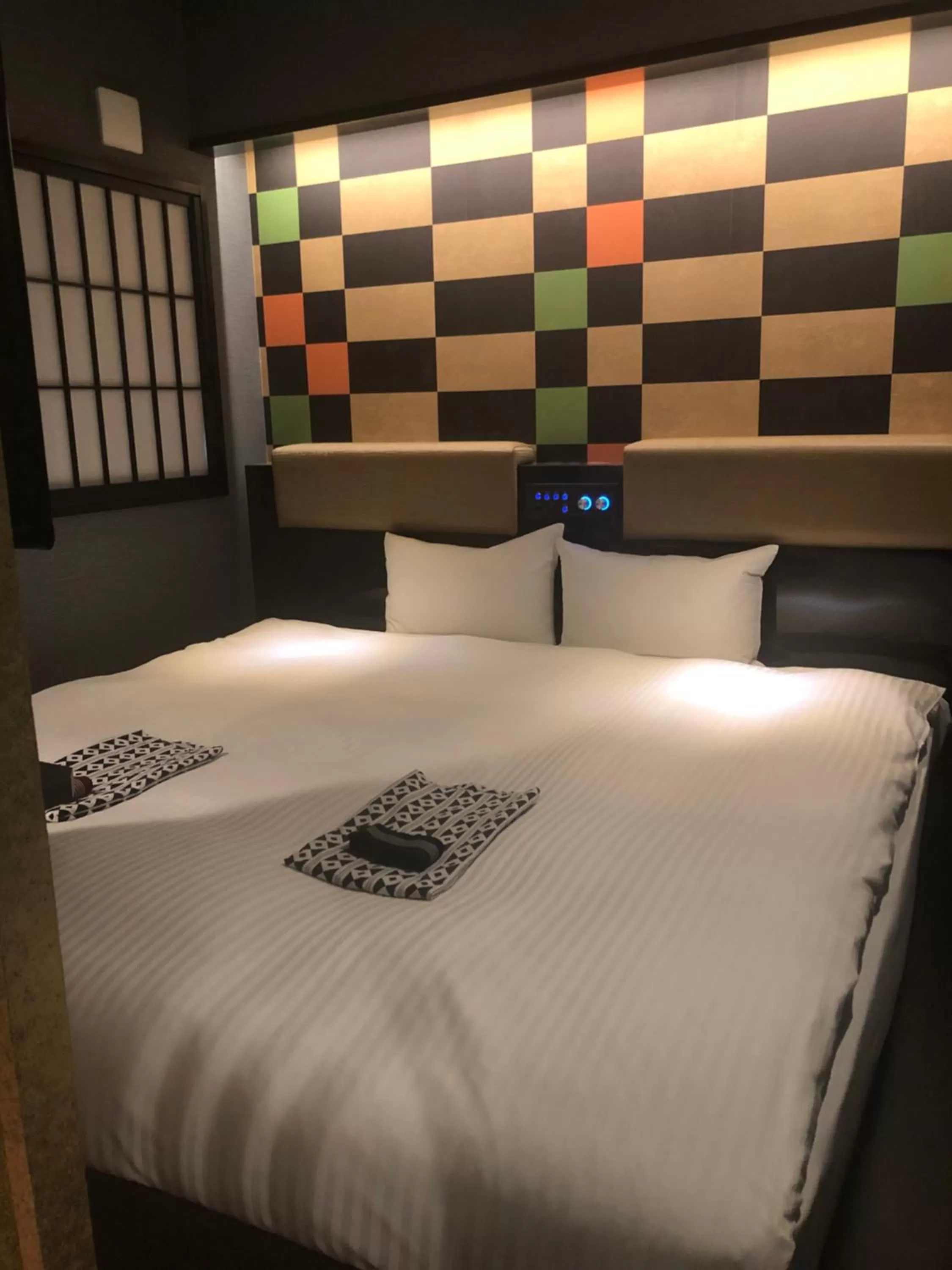 Bed in cotoha Hotel Okachimachi