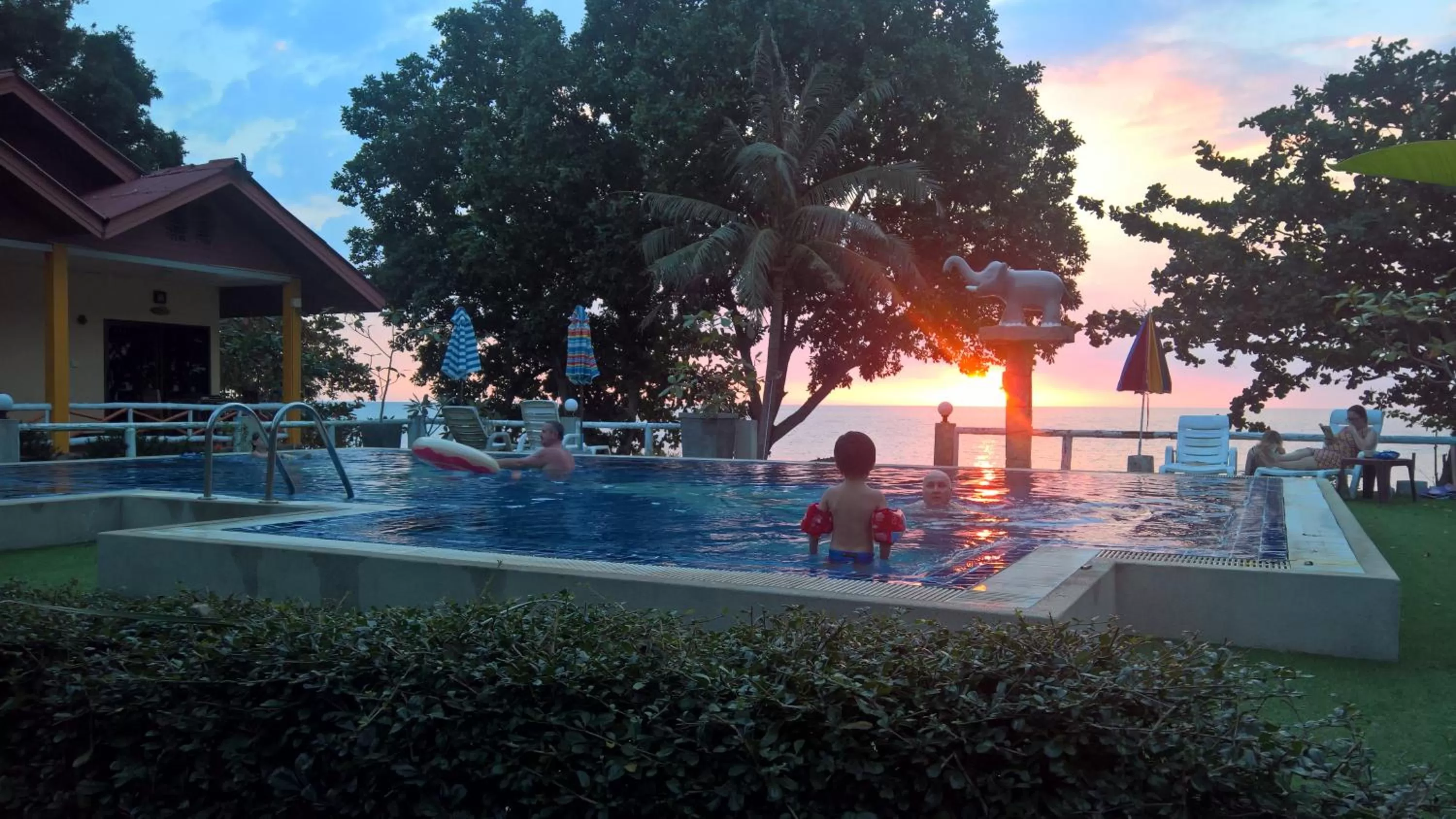 Pool view in Penny's Resort