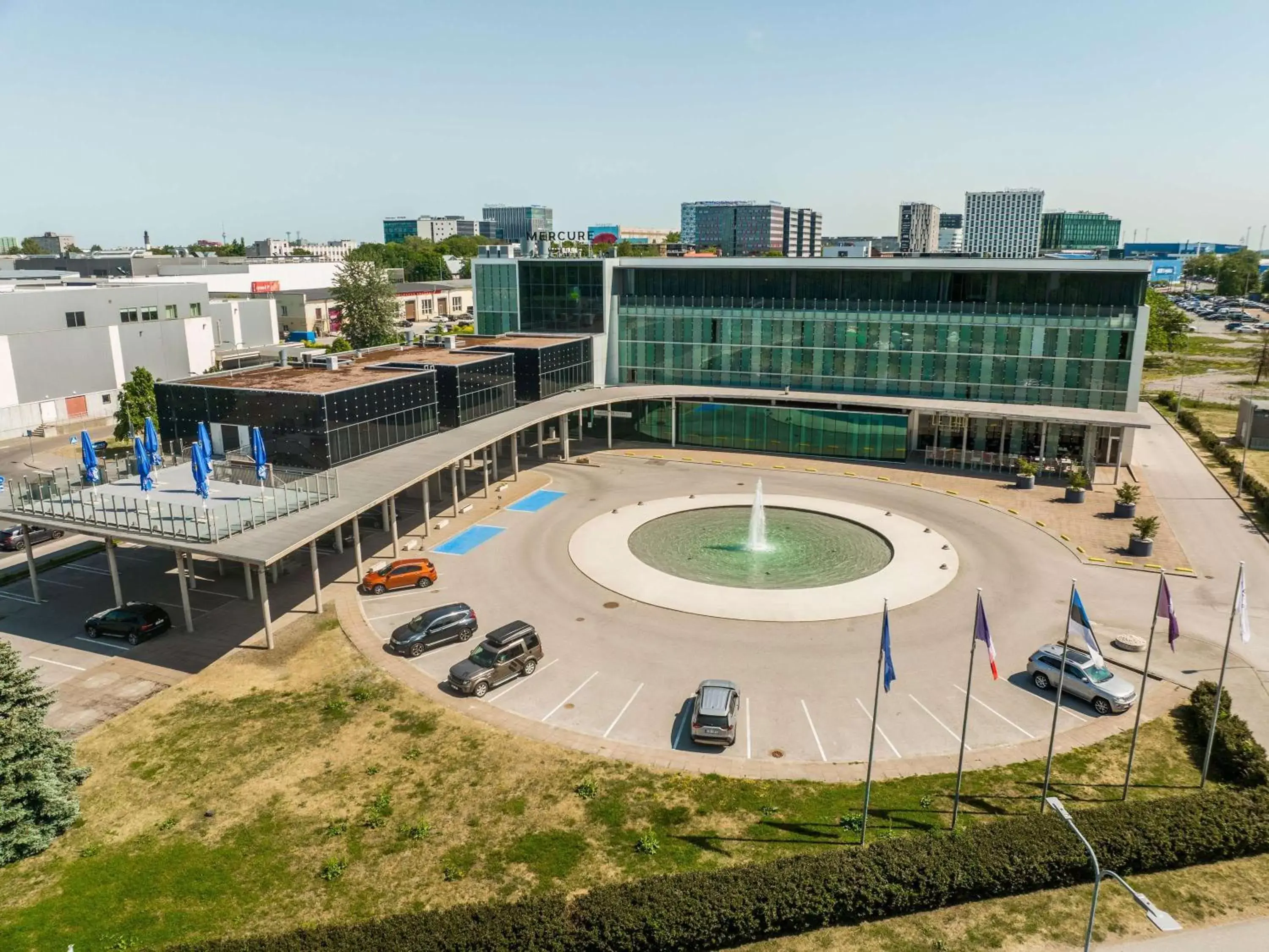 Property building, Bird's-eye View in Mercure Tallinn