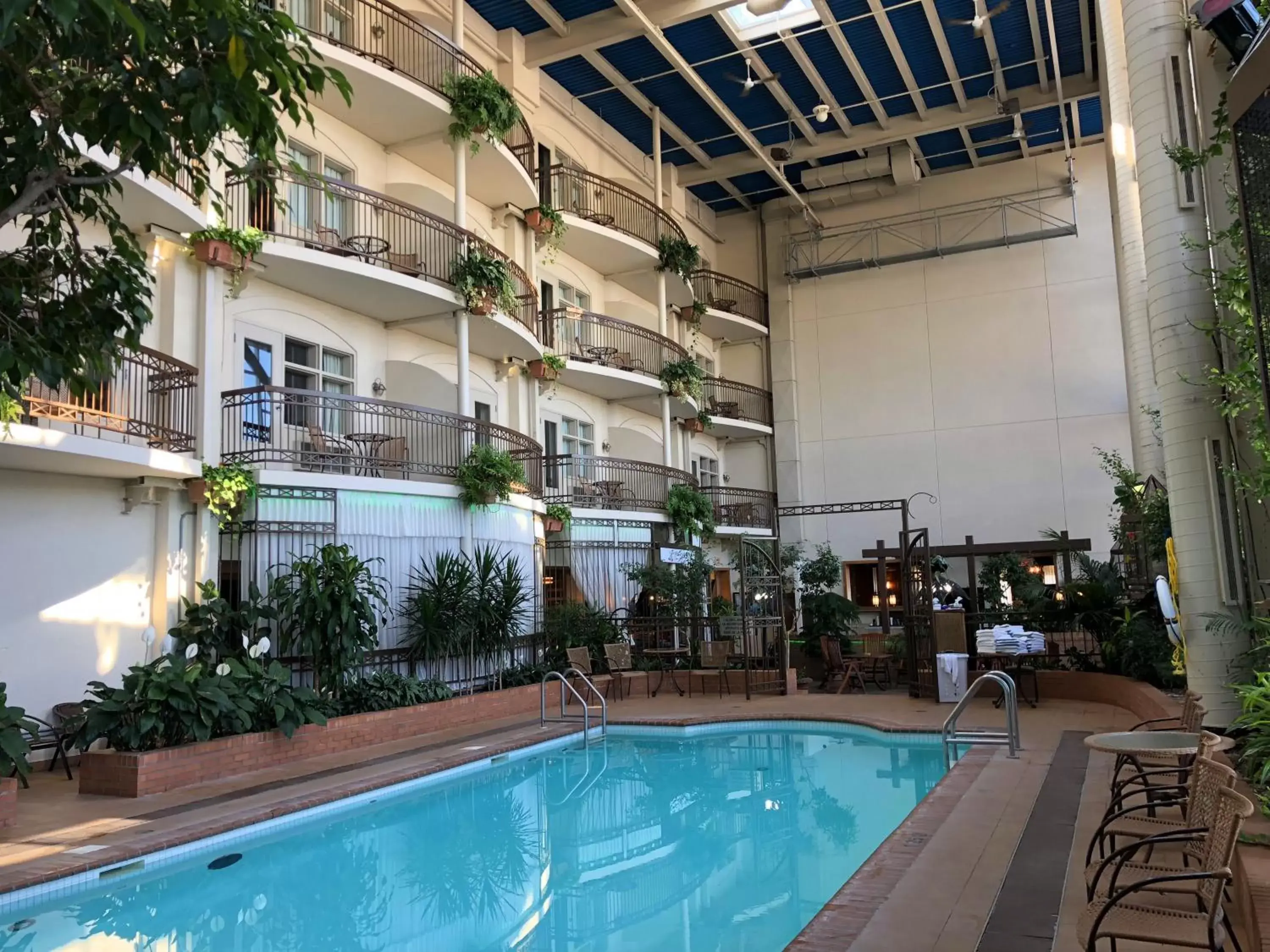 Swimming Pool in Hotel L'Oie des neiges