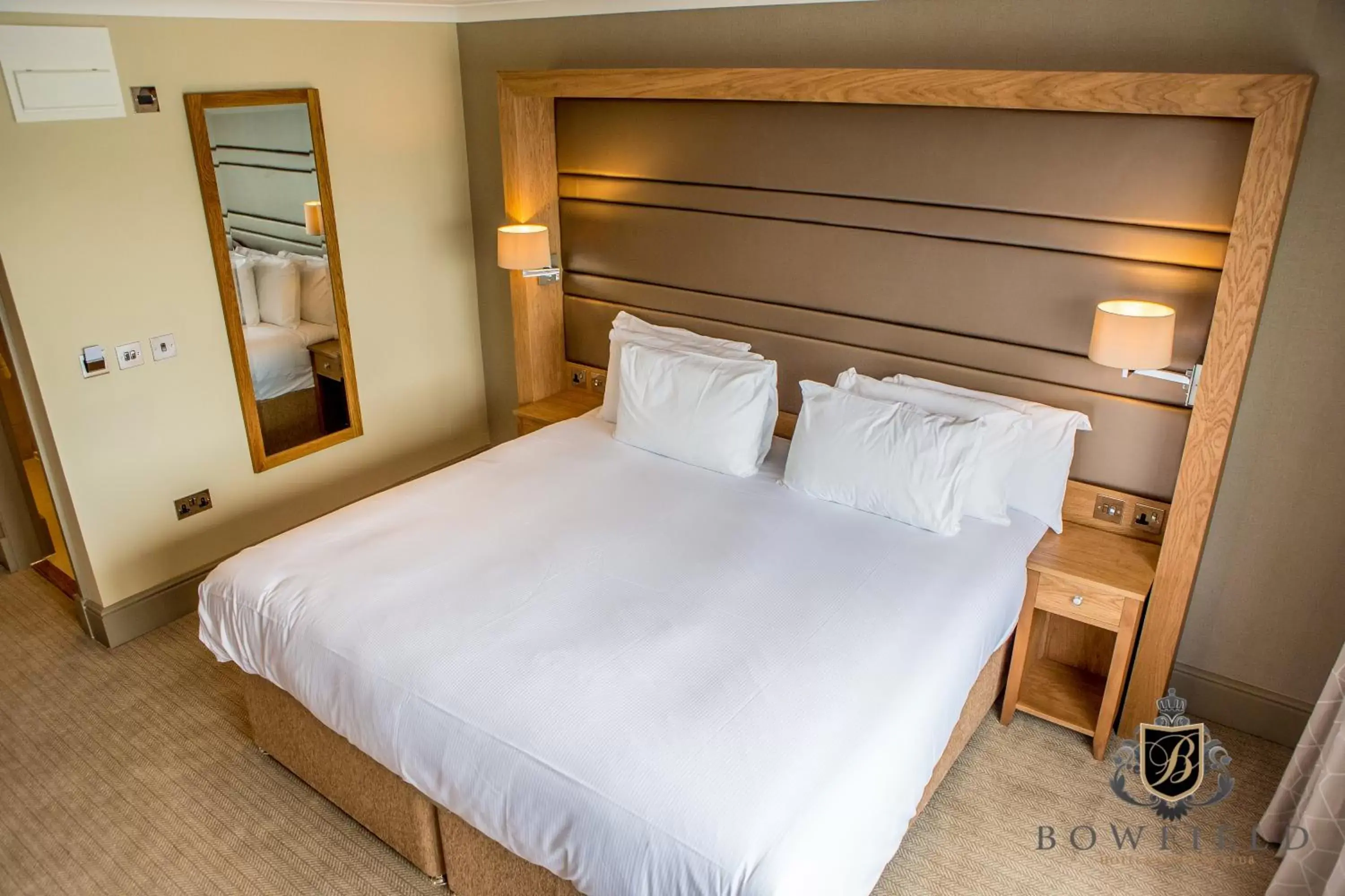 Bed in Bowfield Hotel and Spa