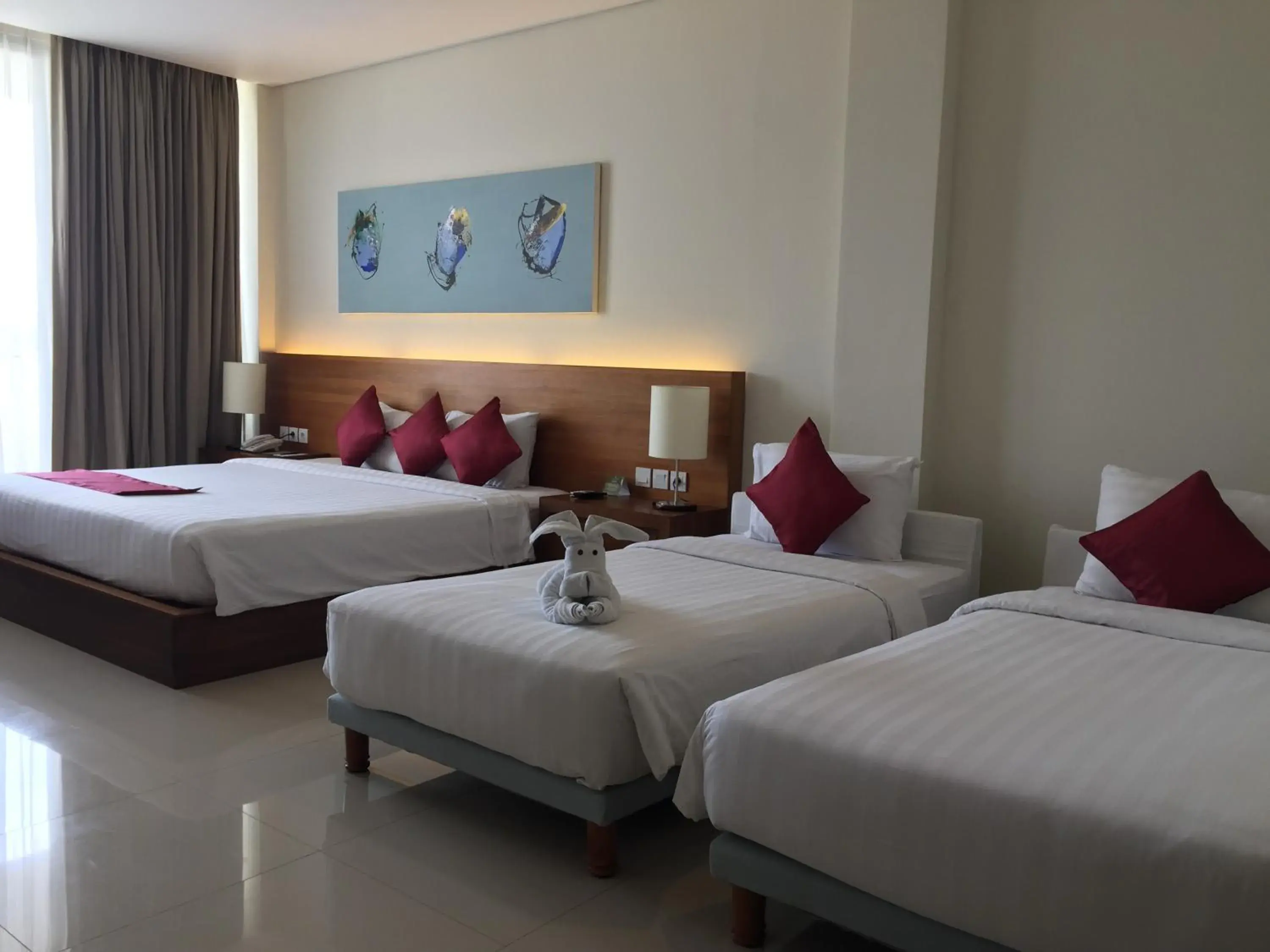 Bed in Taksu Sanur Hotel