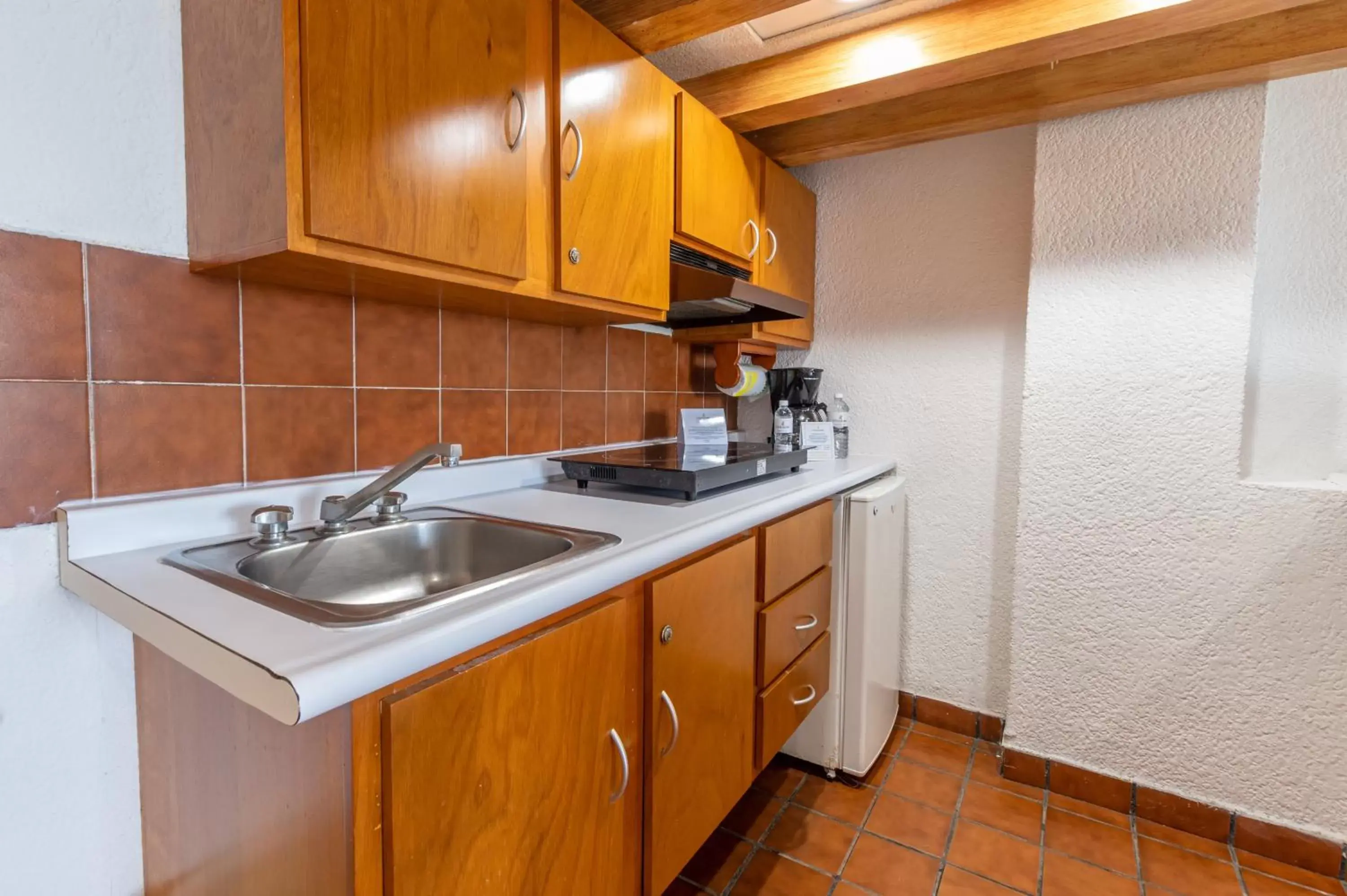 Kitchen or kitchenette, Kitchen/Kitchenette in Costa de Oro Beach Hotel