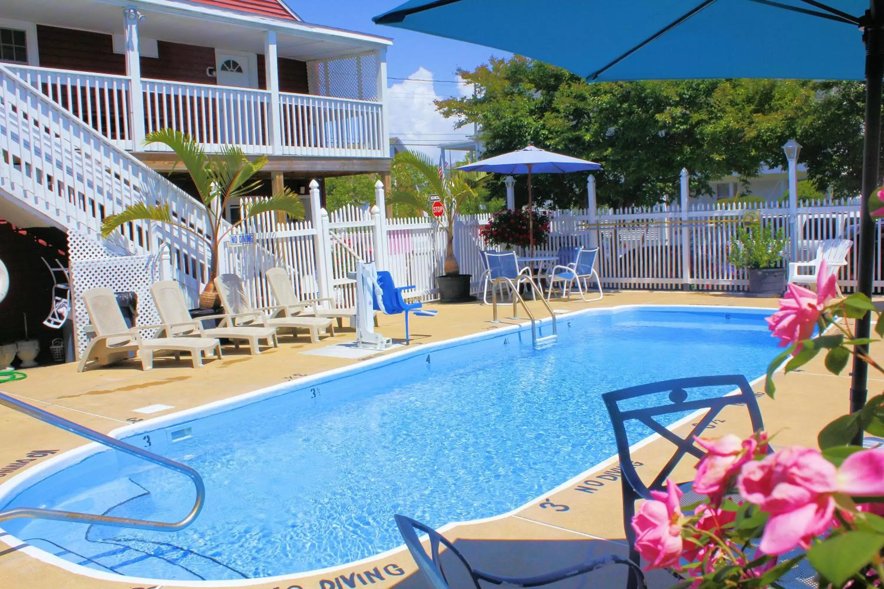 Swimming Pool in The Burgundy Inn Hotel and Apartments