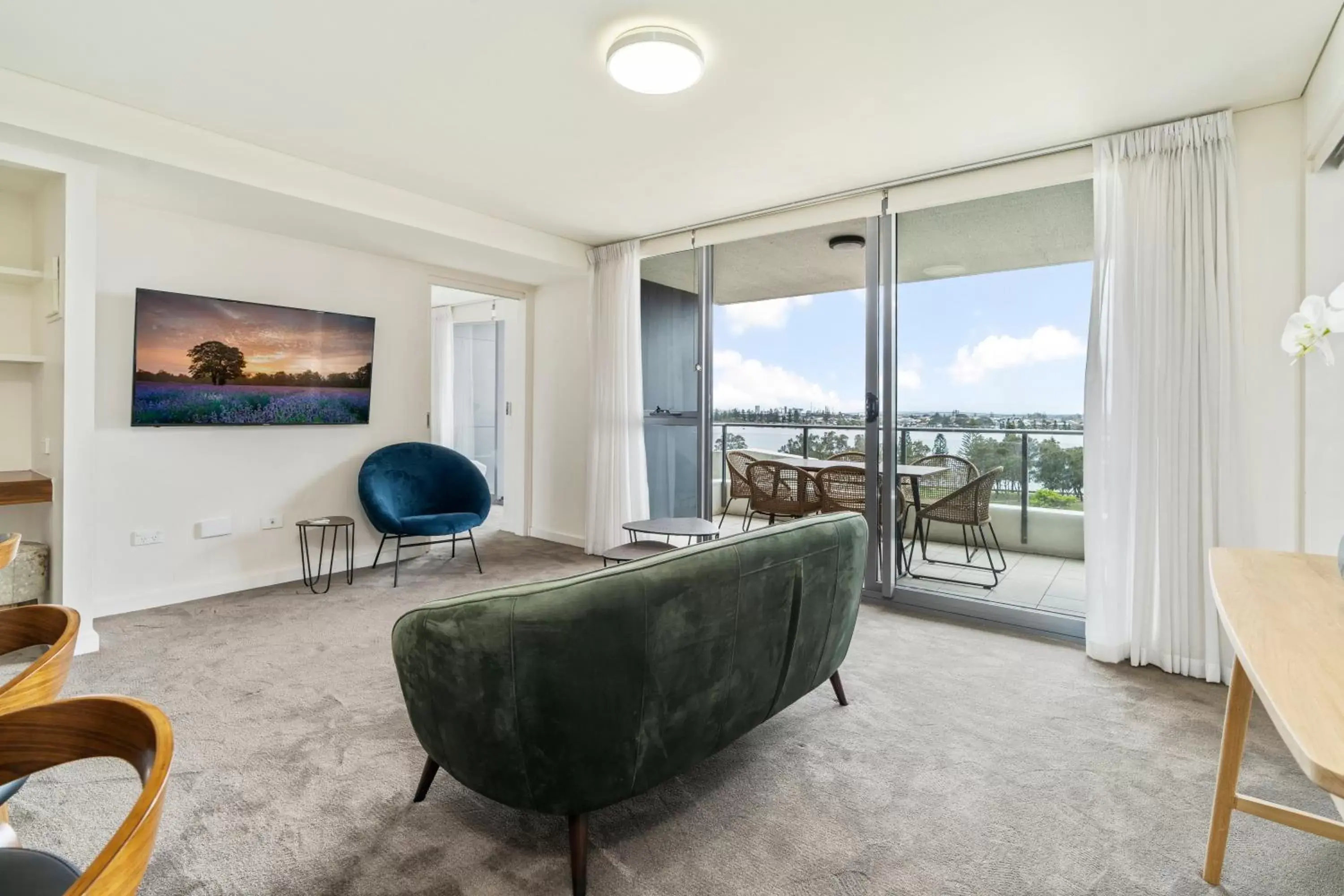 Living room, Seating Area in Terminus Apartment Hotel Newcastle