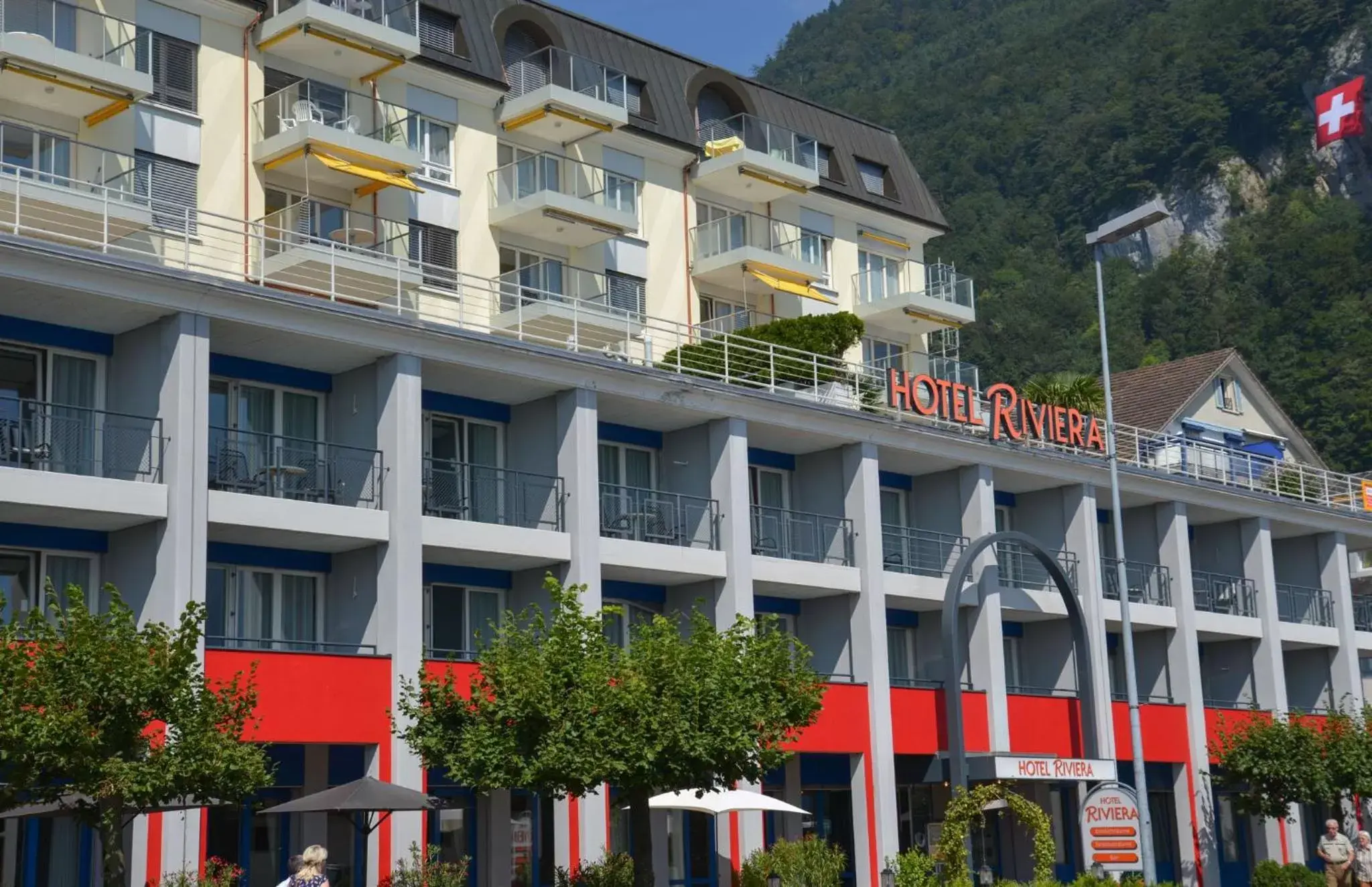 Facade/entrance, Property Building in Seehotel Riviera at Lake Lucerne