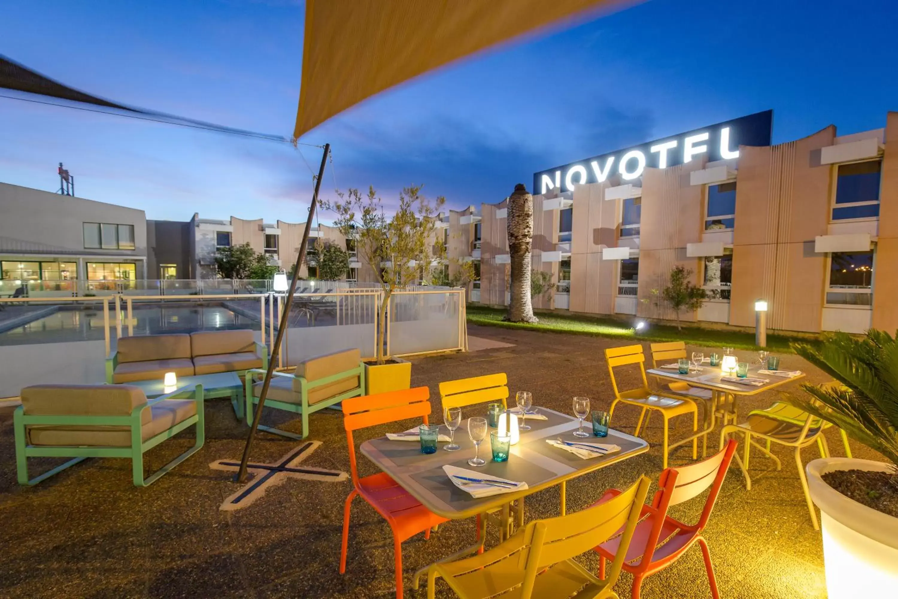 Property building, Restaurant/Places to Eat in Novotel Perpignan Nord Rivesaltes