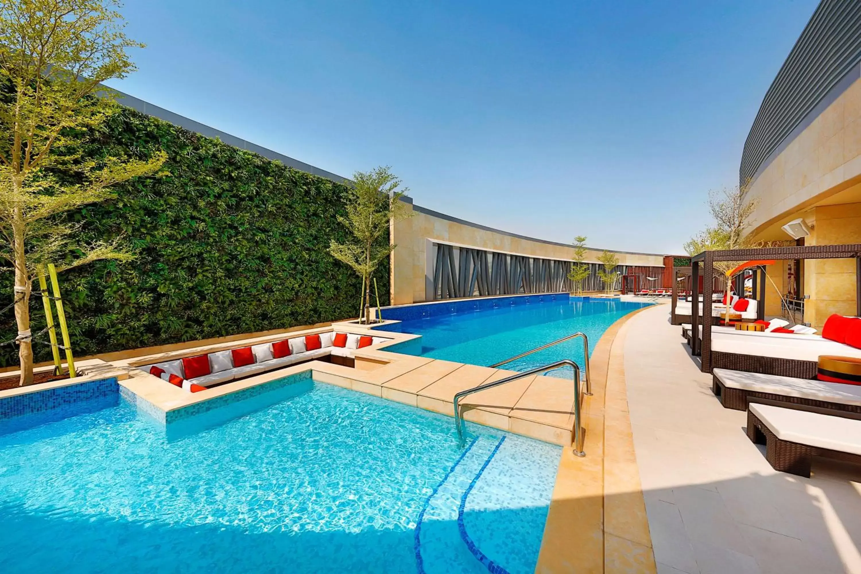 Pool view, Swimming Pool in AlRayyan Hotel Doha, Curio Collection by Hilton