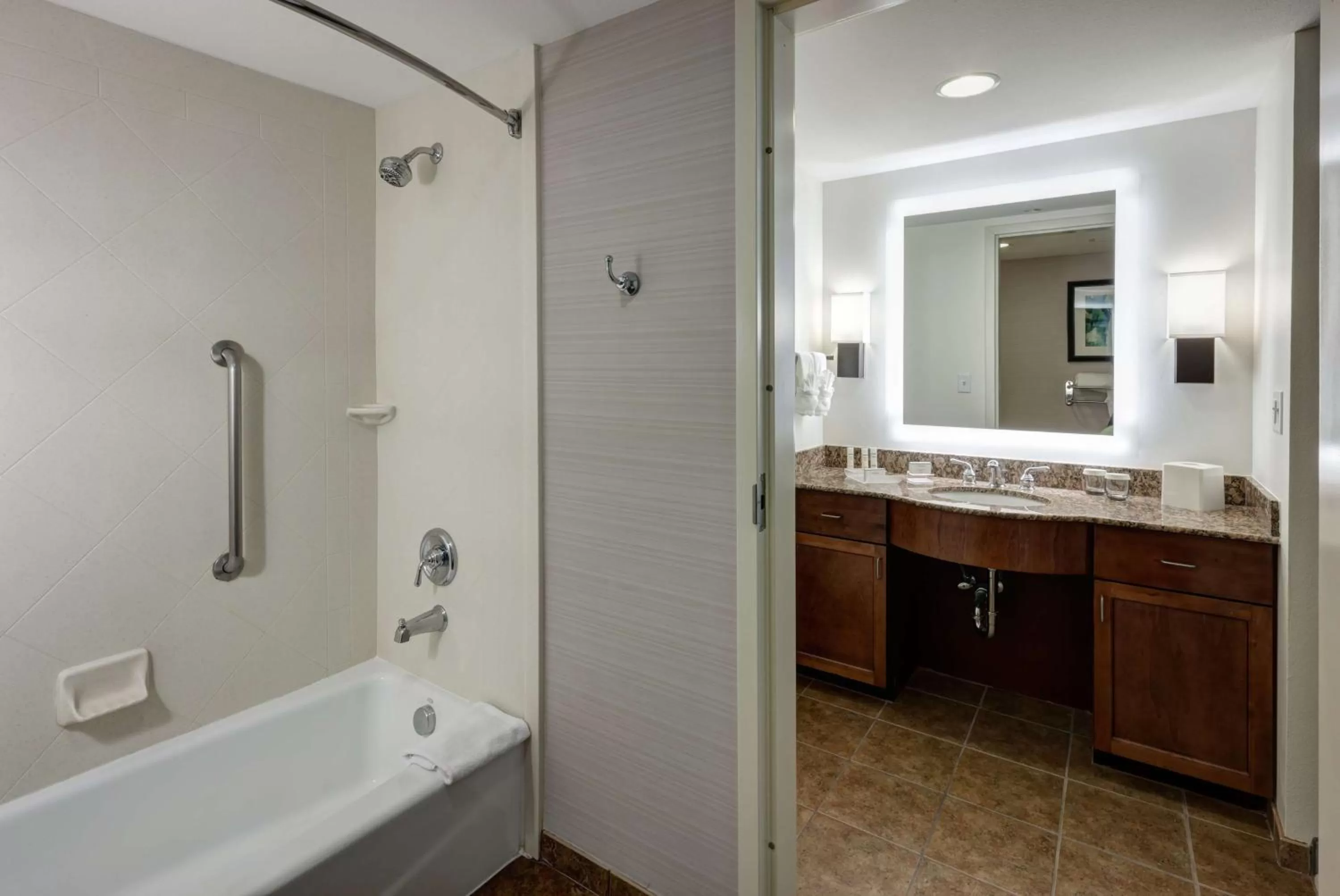 Bathroom in Homewood Suites by Hilton Denton