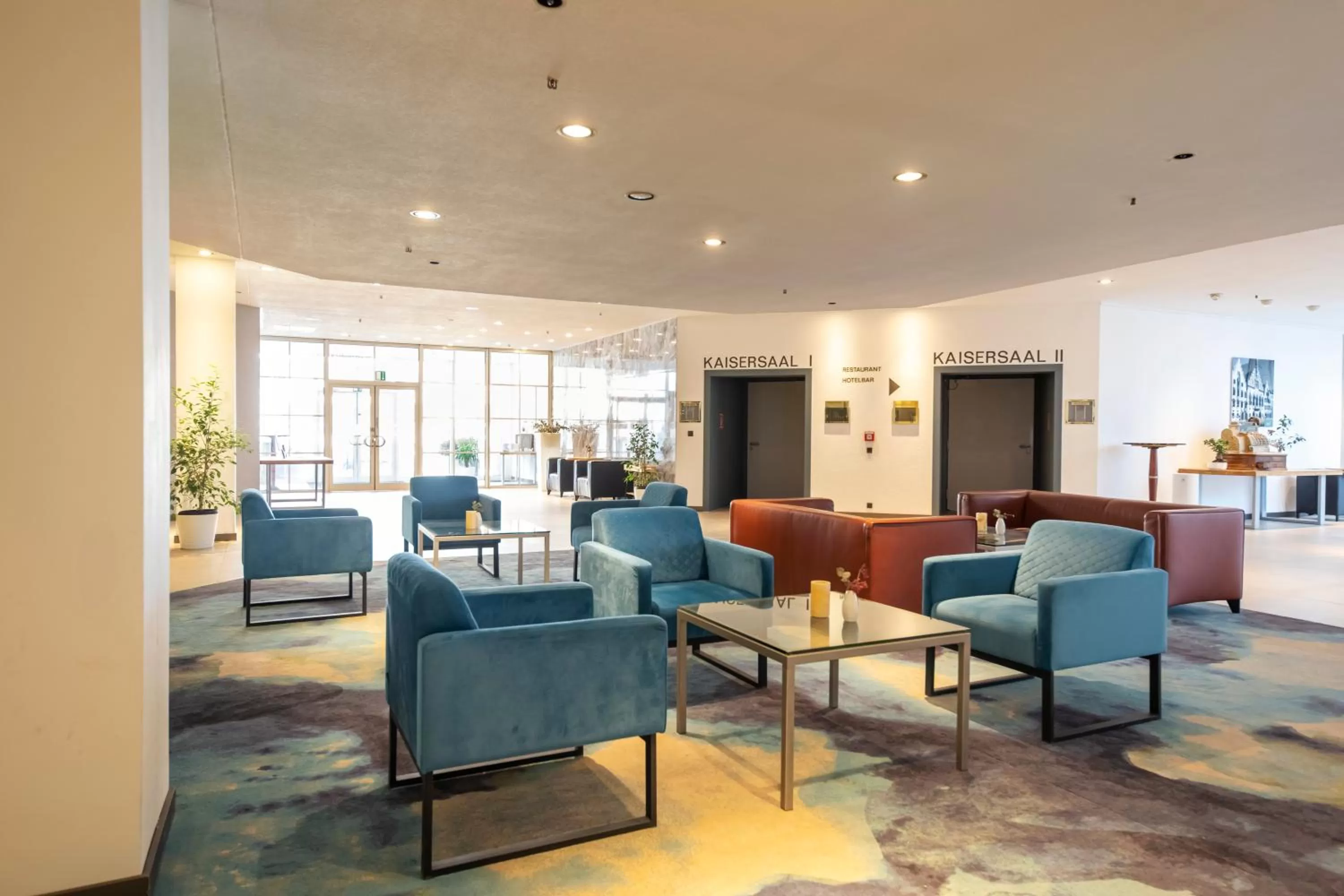 Lobby or reception in Michel Hotel Landshut Kaiserhof