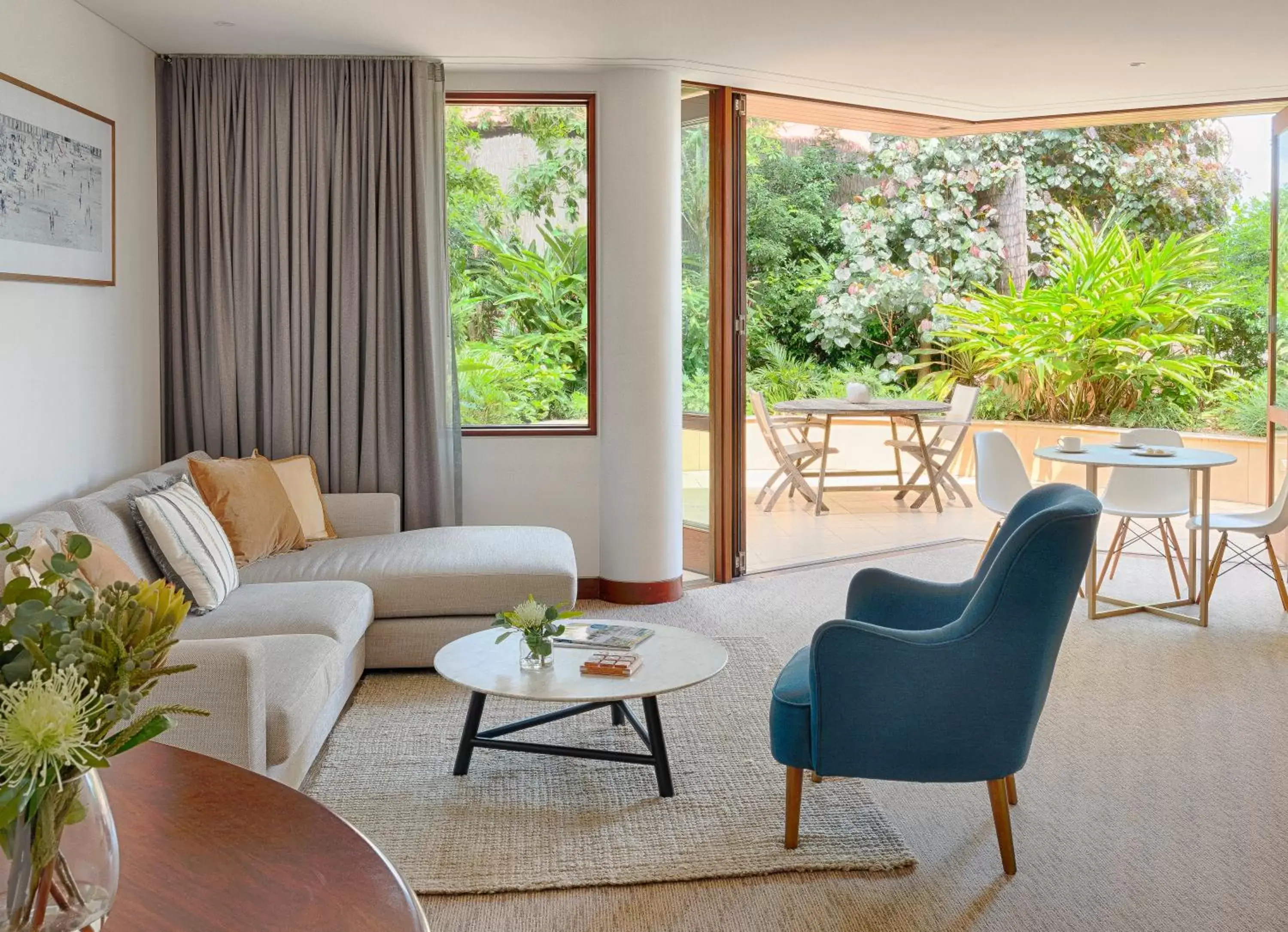 Patio, Seating Area in Beach Suites