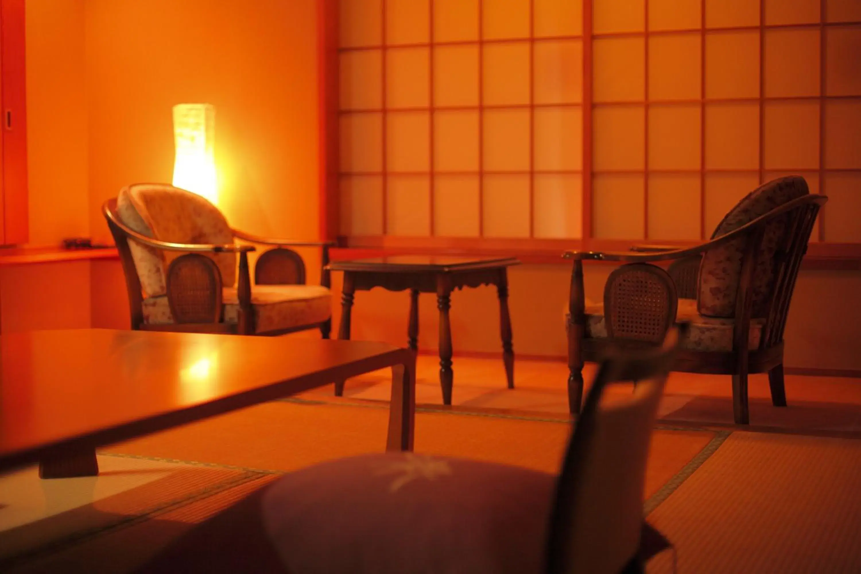 Living room in Shibu Onsen Sakaeya