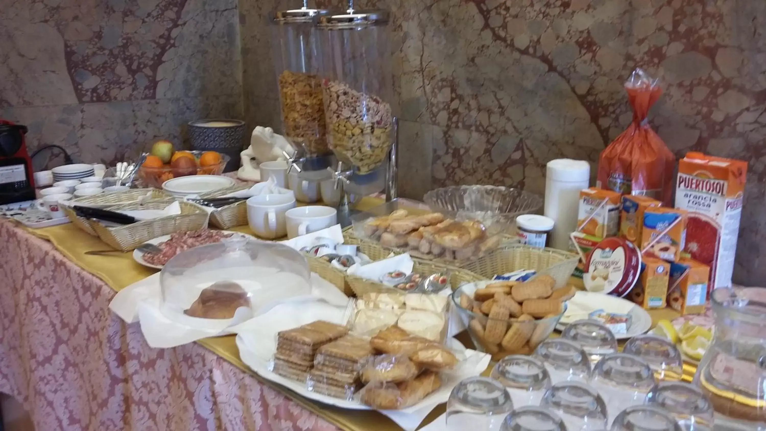 Food close-up in Palazzo Moraschi Subiaco