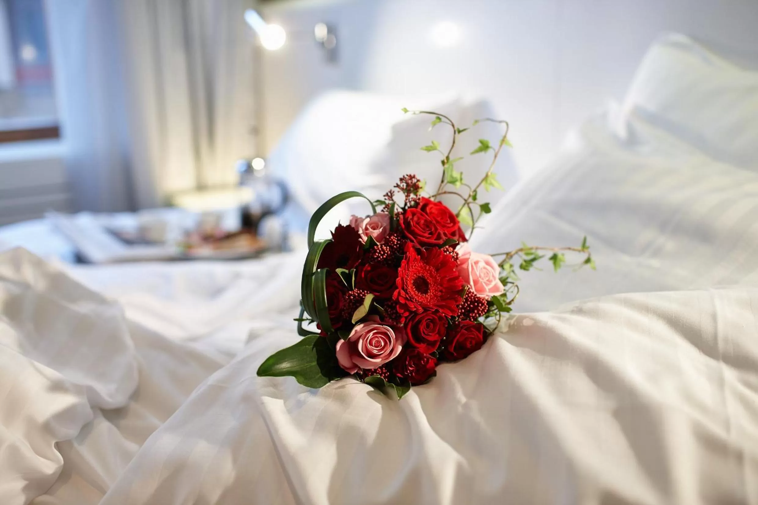 Bed in ProfilHotels Savoy