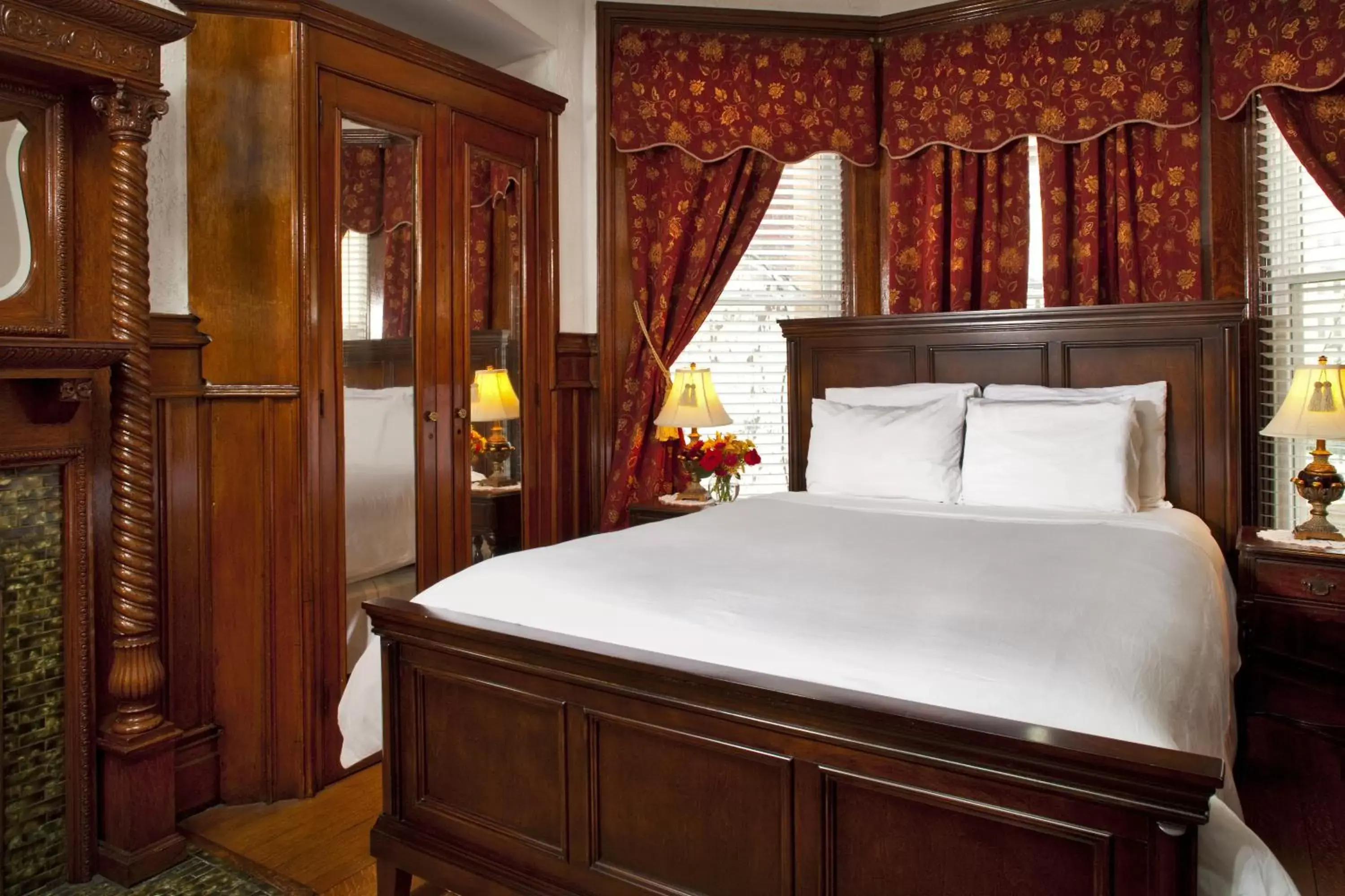 Bedroom, Bed in American Guest House, a Washington DC Bed and Breakfast Bedroom, Bed in American Guest House, a Washington DC Bed and Breakfast