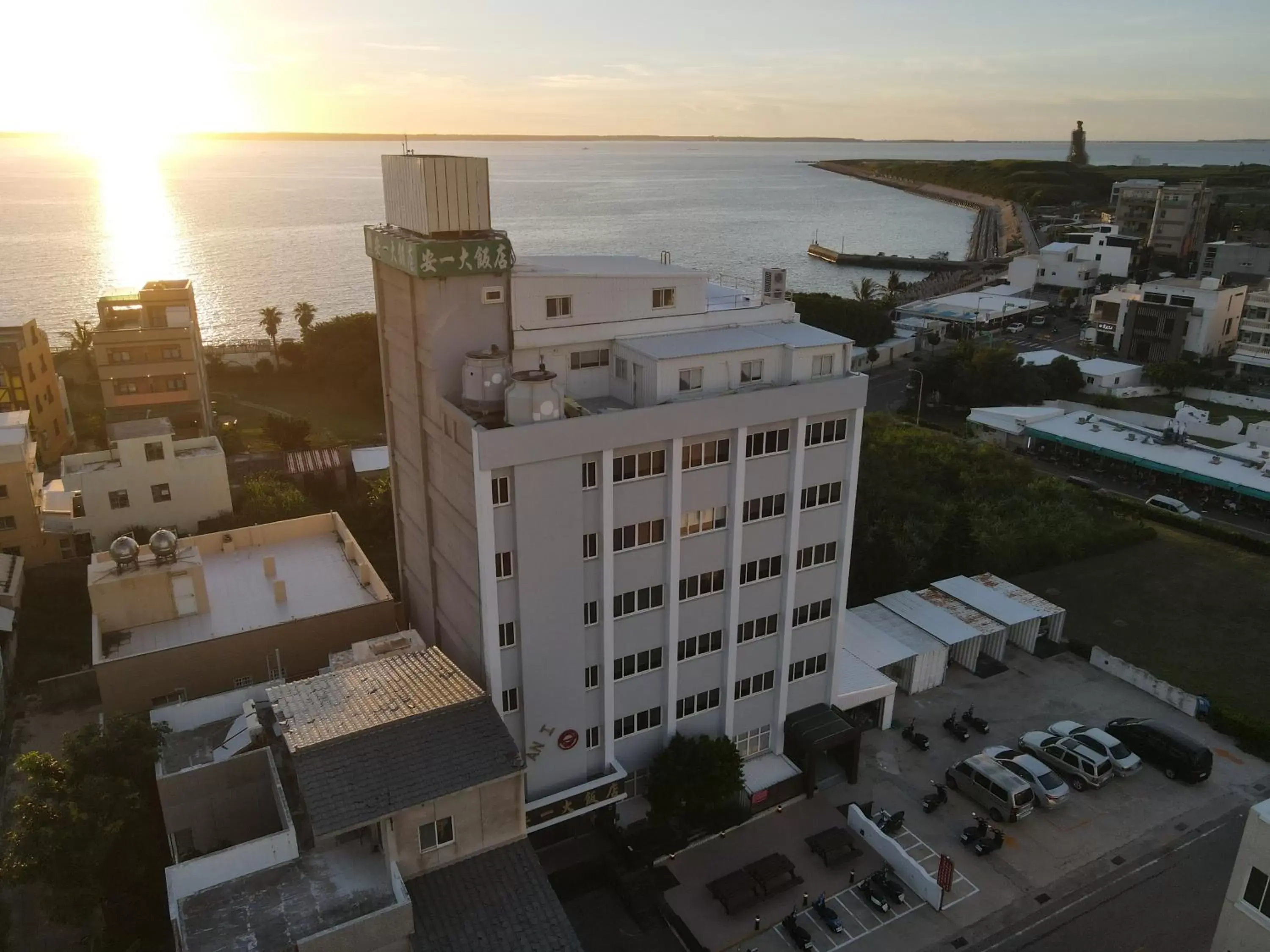 Property building, Bird's-eye View in Penghu An-I Hotel