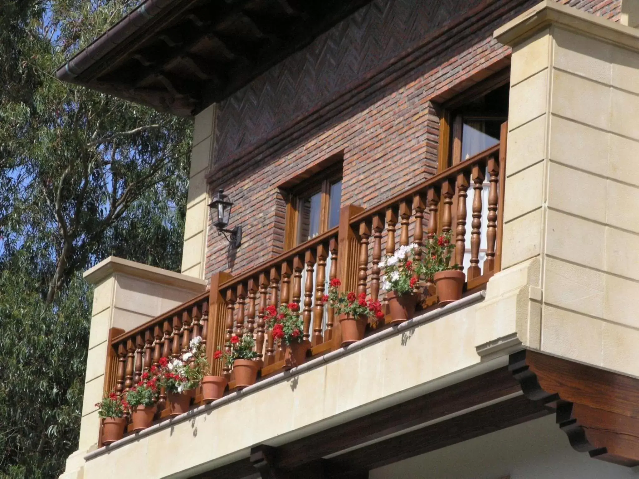 Balcony/Terrace, Property Building in Hotel Posada La Robleda
