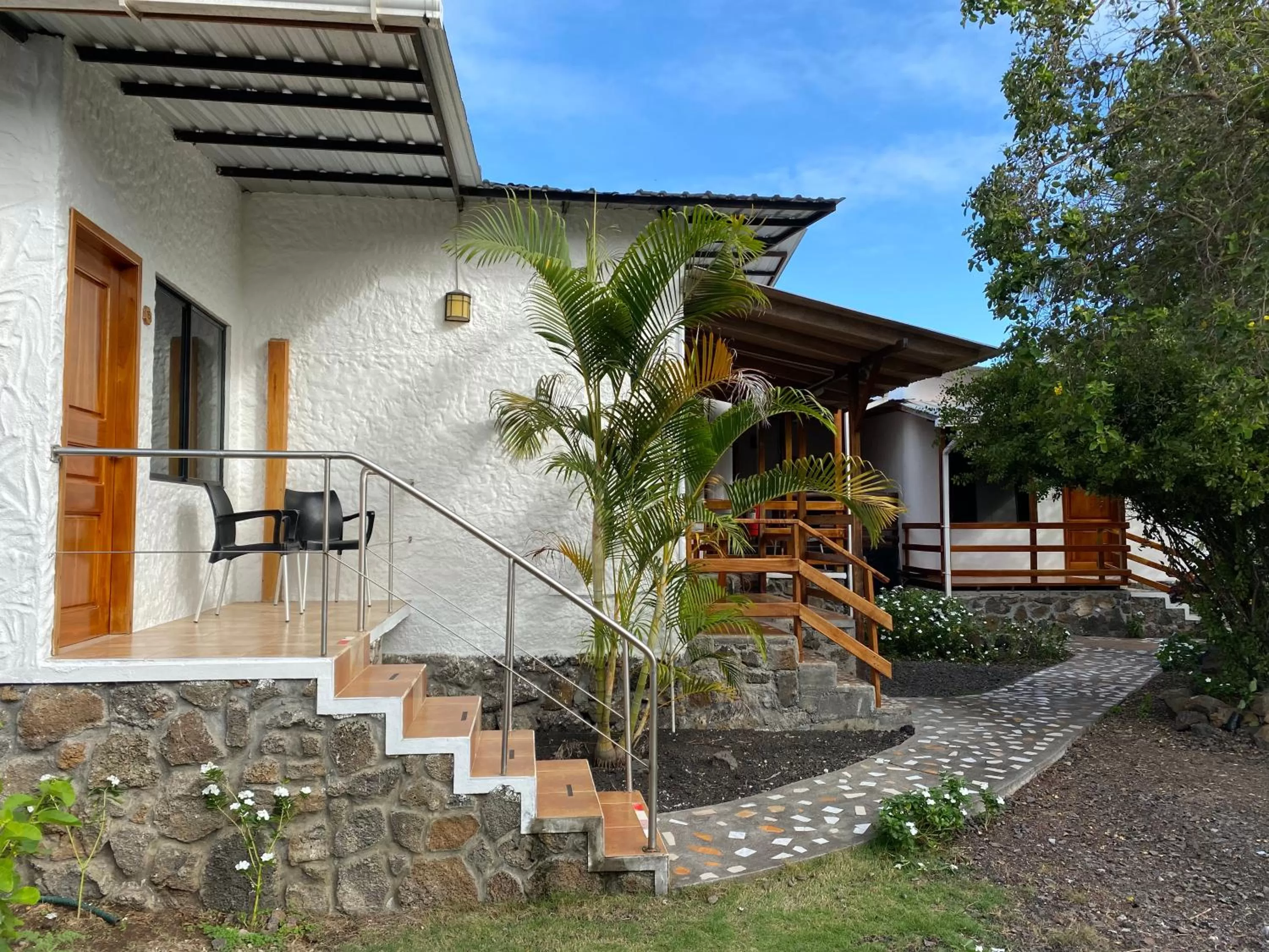 Patio in La Peregrina Galapagos B&B