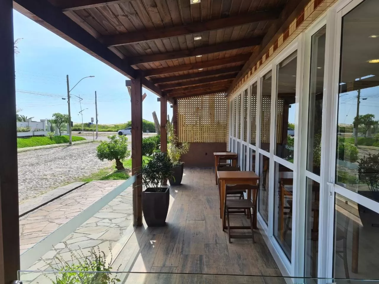 Patio in Hotel Jardim do Mar