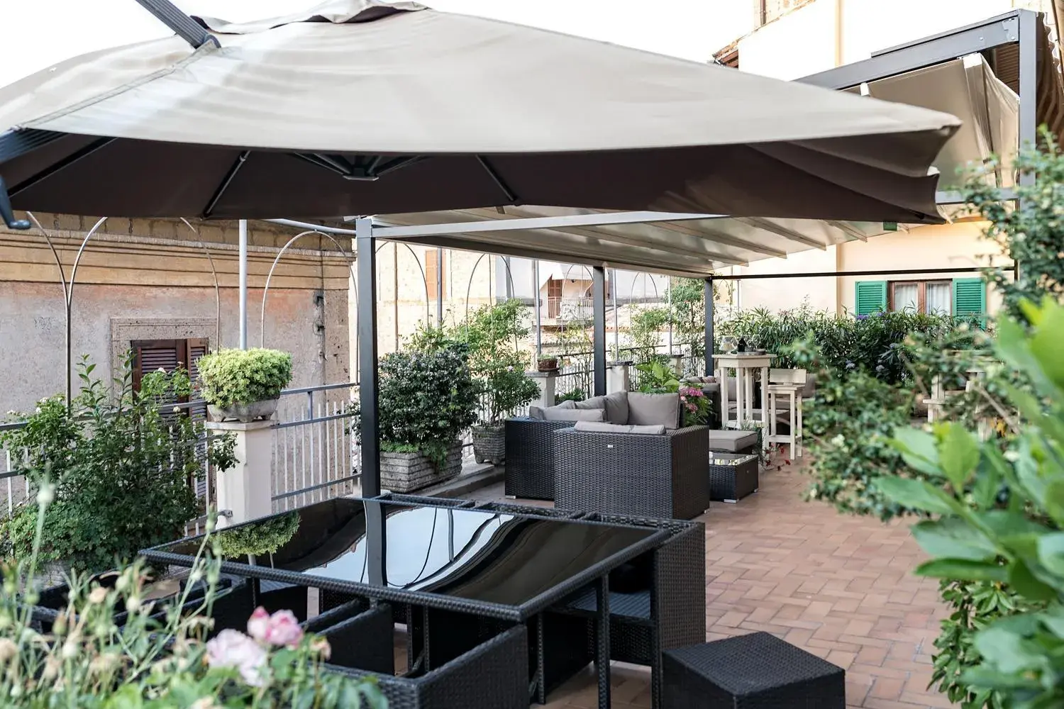 Balcony/Terrace in Grand Hotel Italia