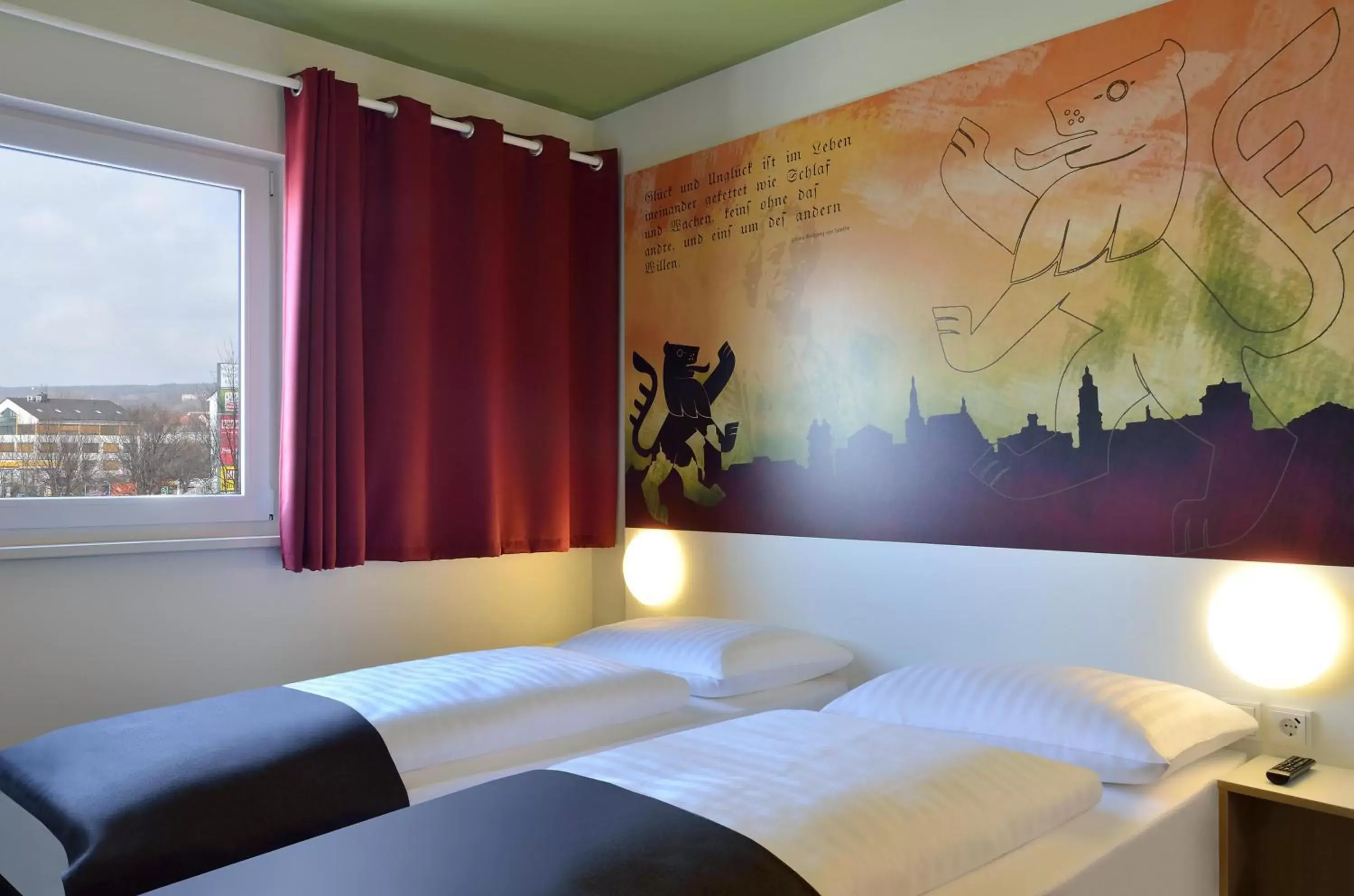 Photo of the whole room, Bed in B&B Hotel Weimar