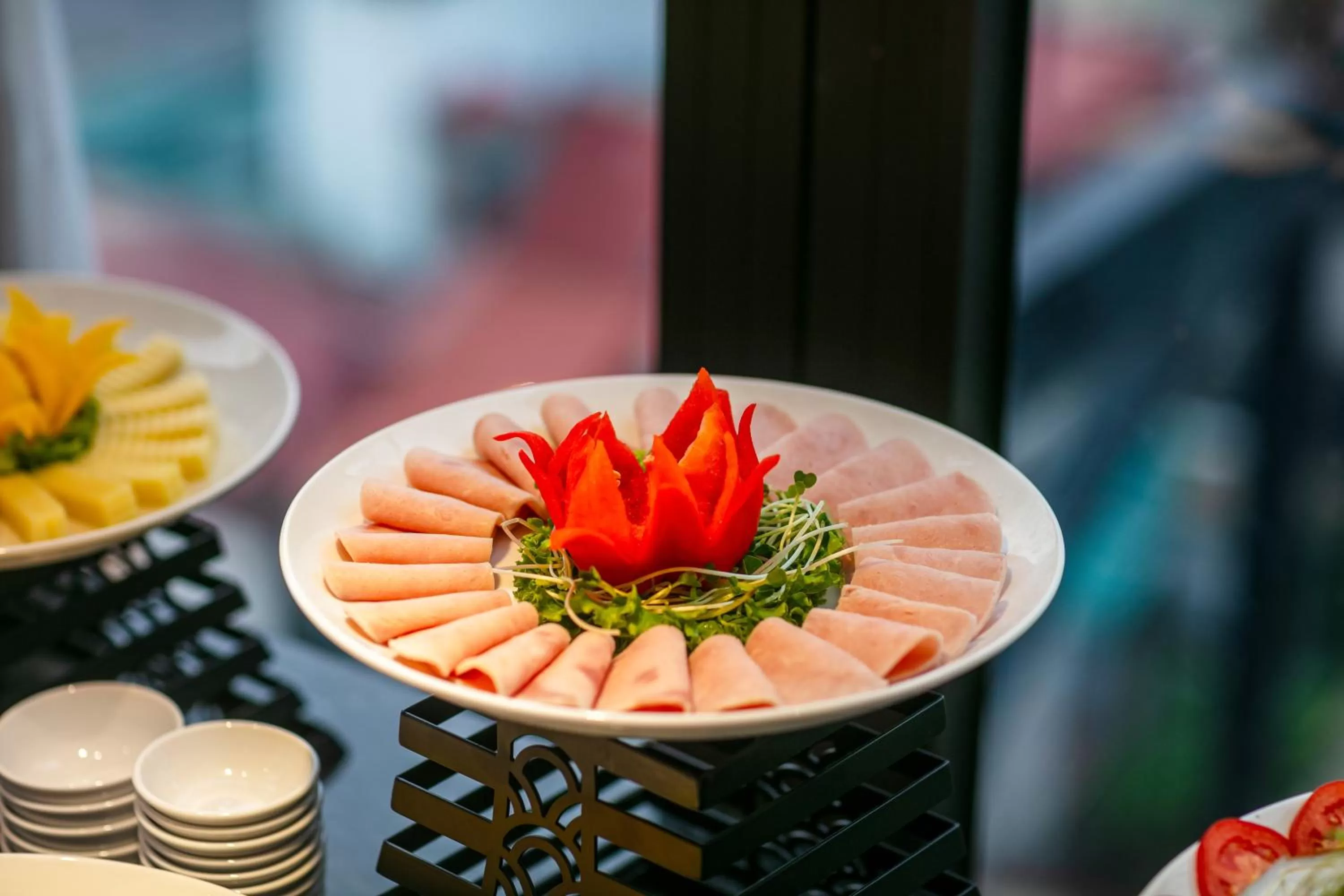 Buffet breakfast in MAY DE VILLE Lakeside Hotel