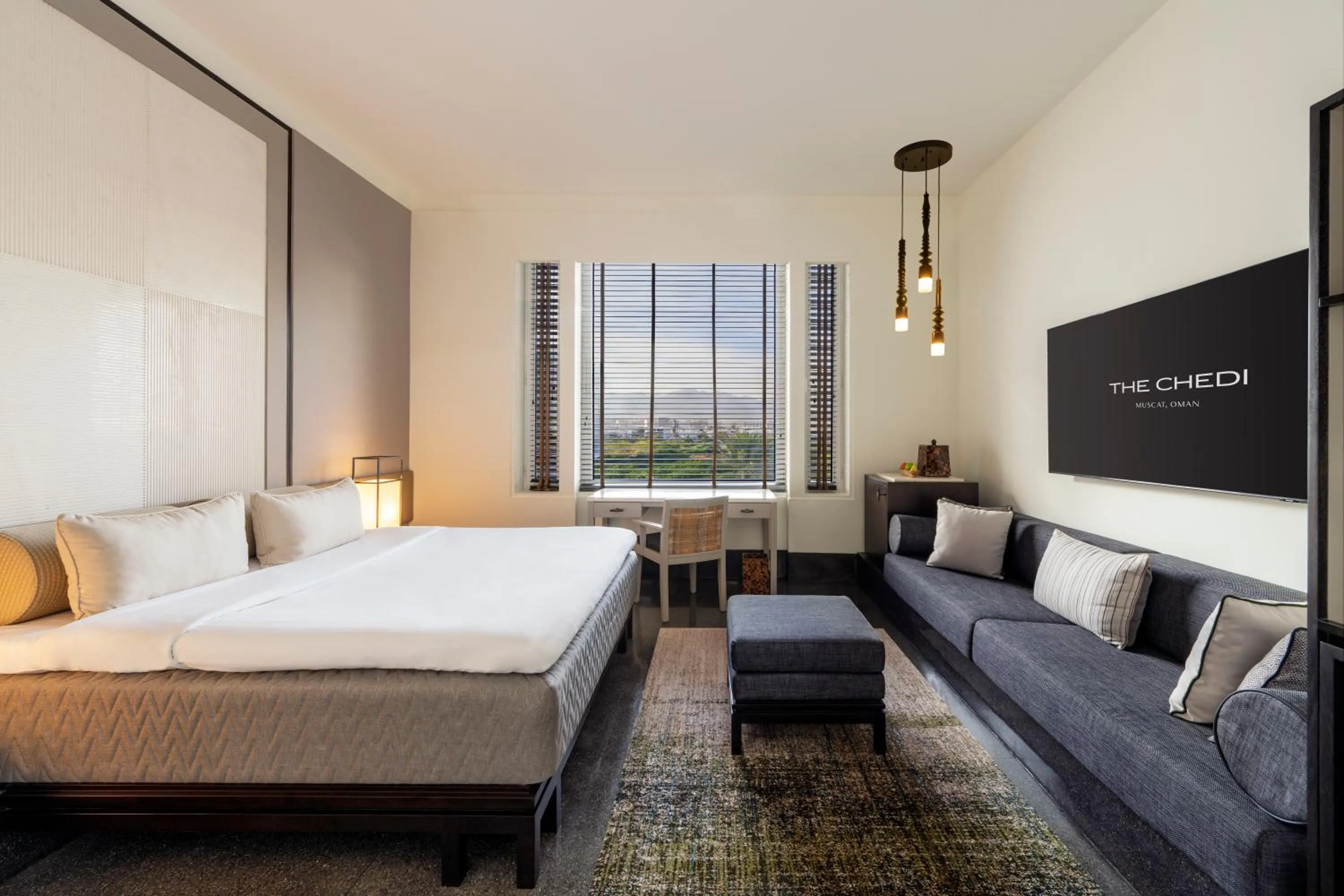 Bed in The Chedi Muscat