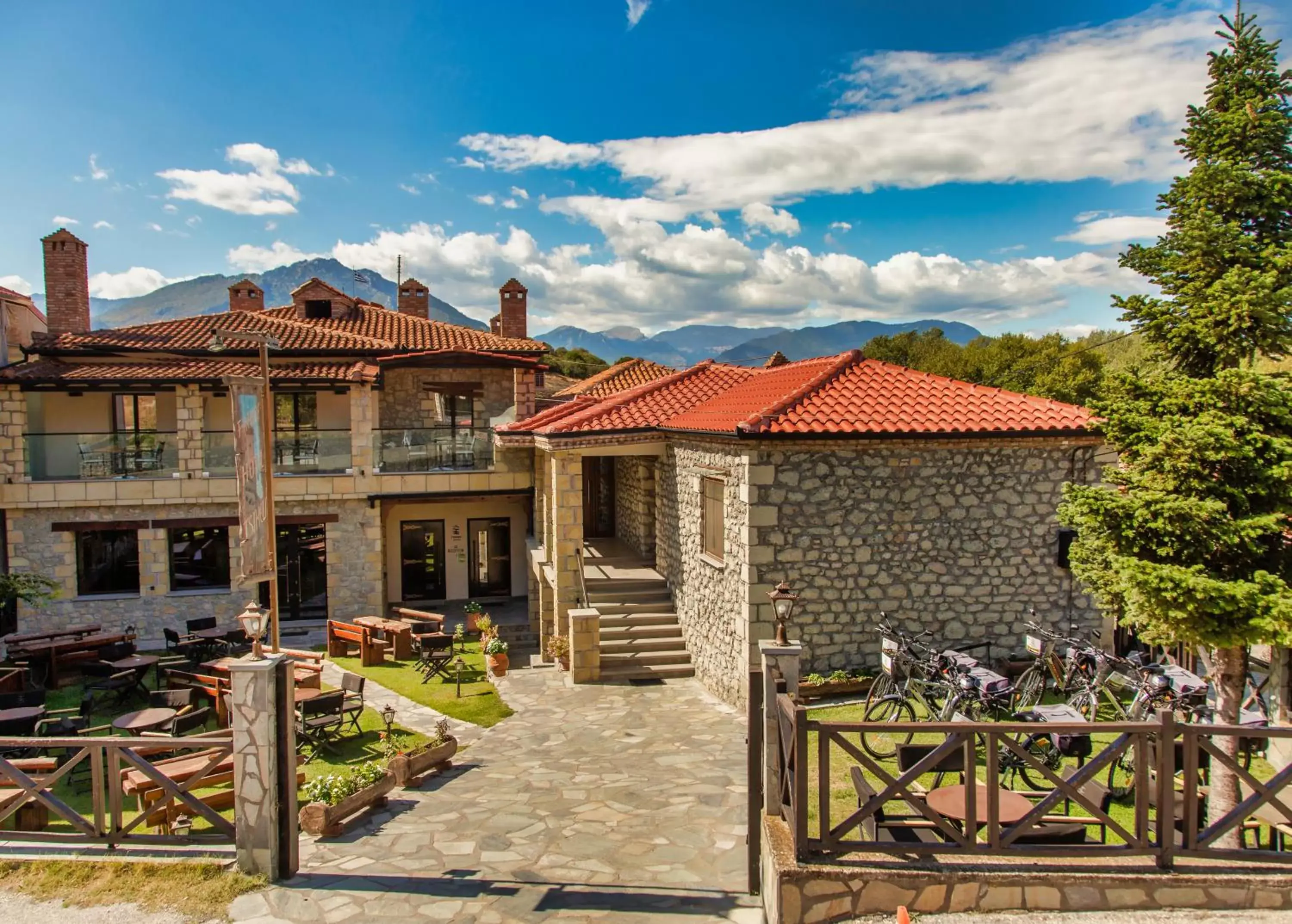 Property building in Tsikeli Boutique Hotel Meteora - Adults Friendly