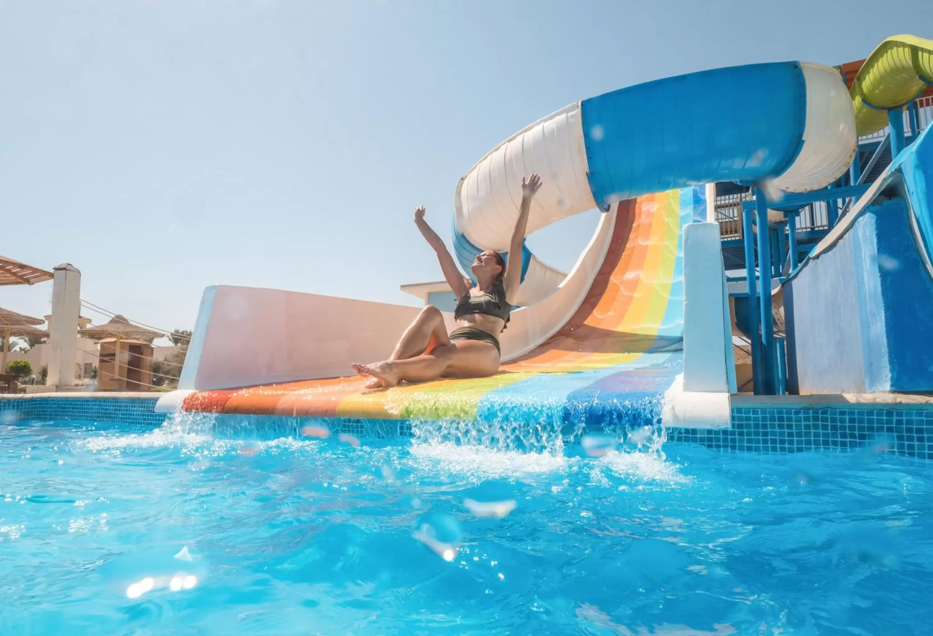 Swimming pool, Water Park in Hurghada Long Beach Resort