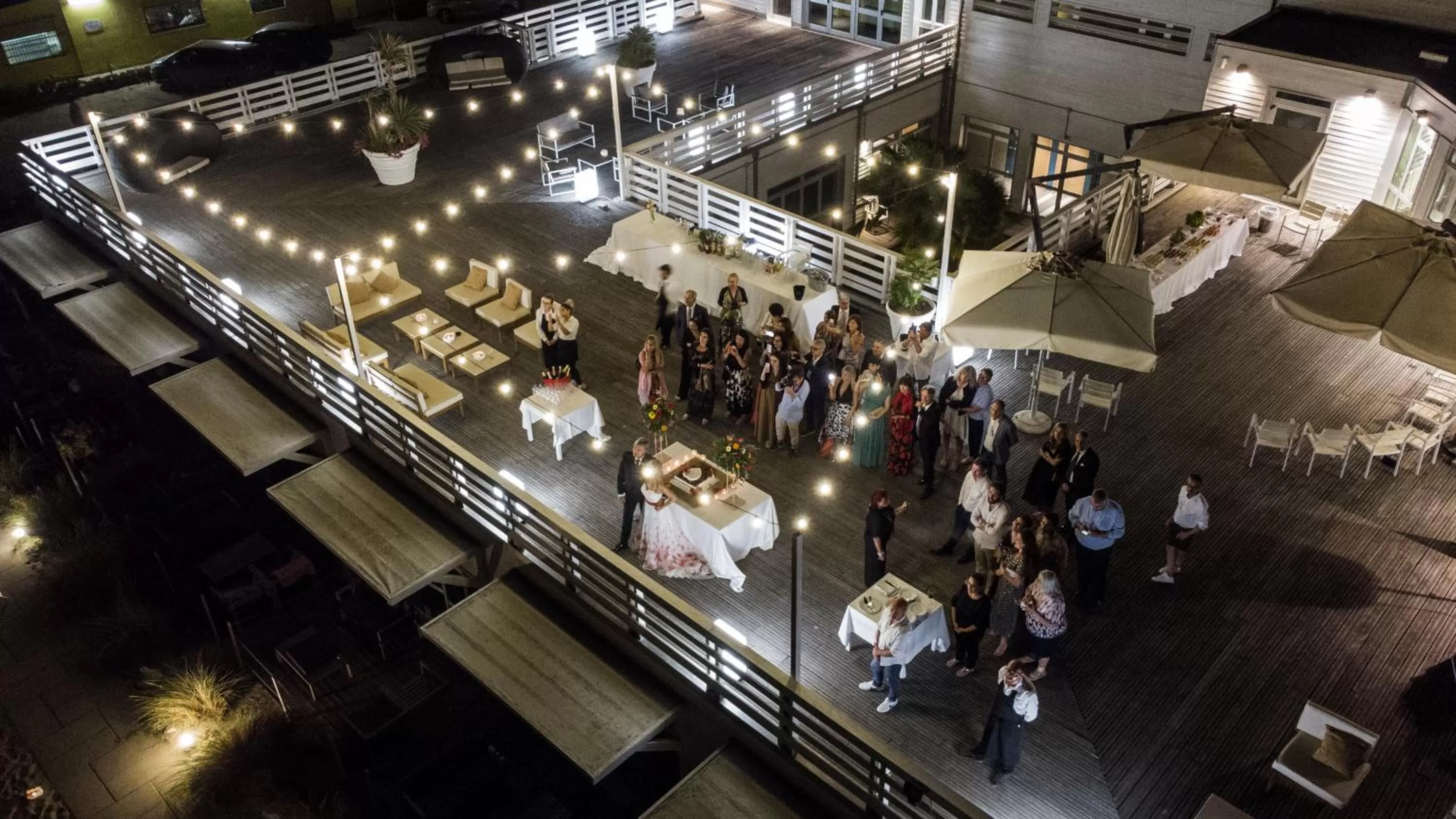 Bird's eye view in Terme Beach Resort