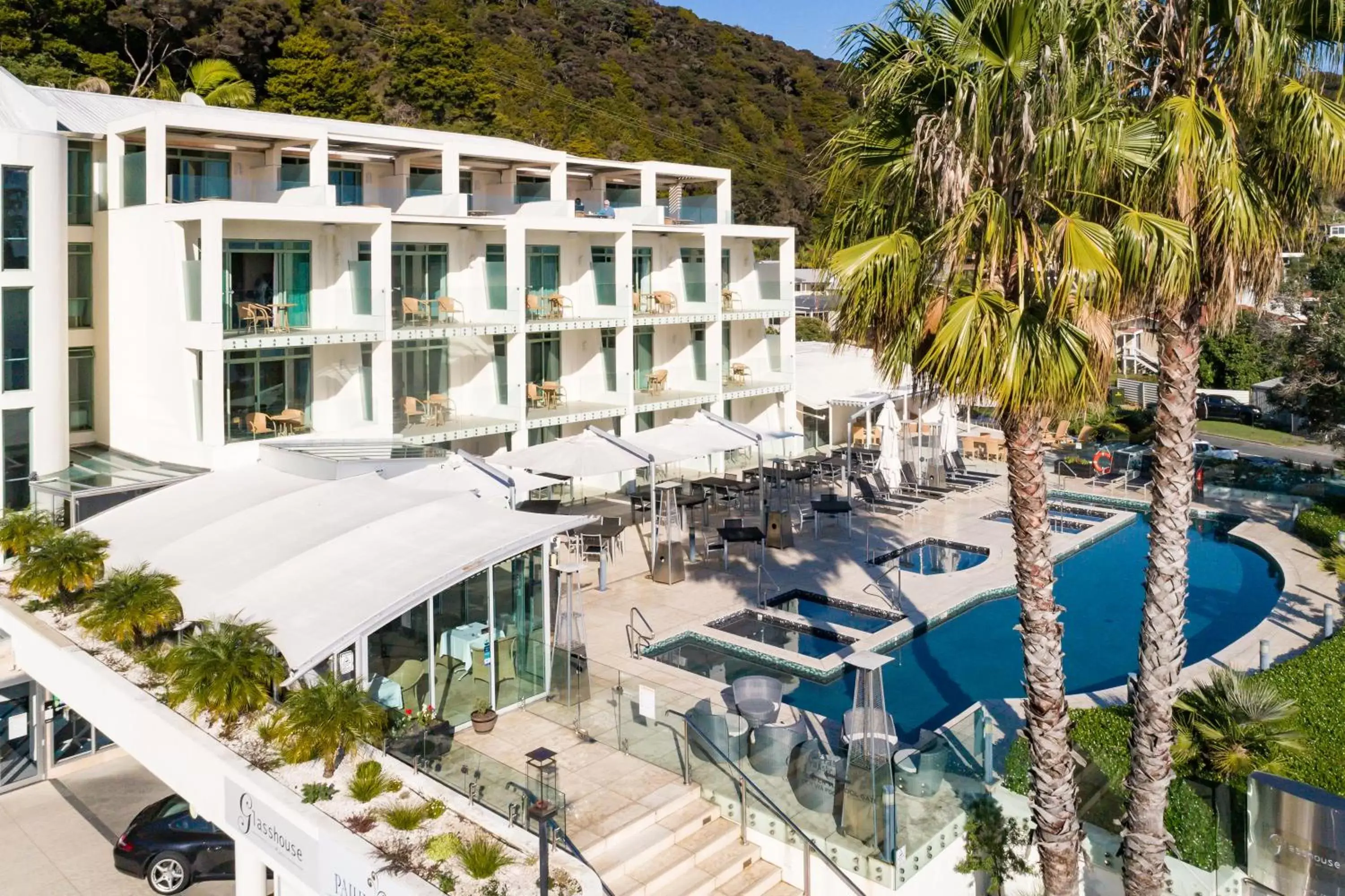 Bird's eye view, Pool View in Paihia Beach Resort & Spa Hotel