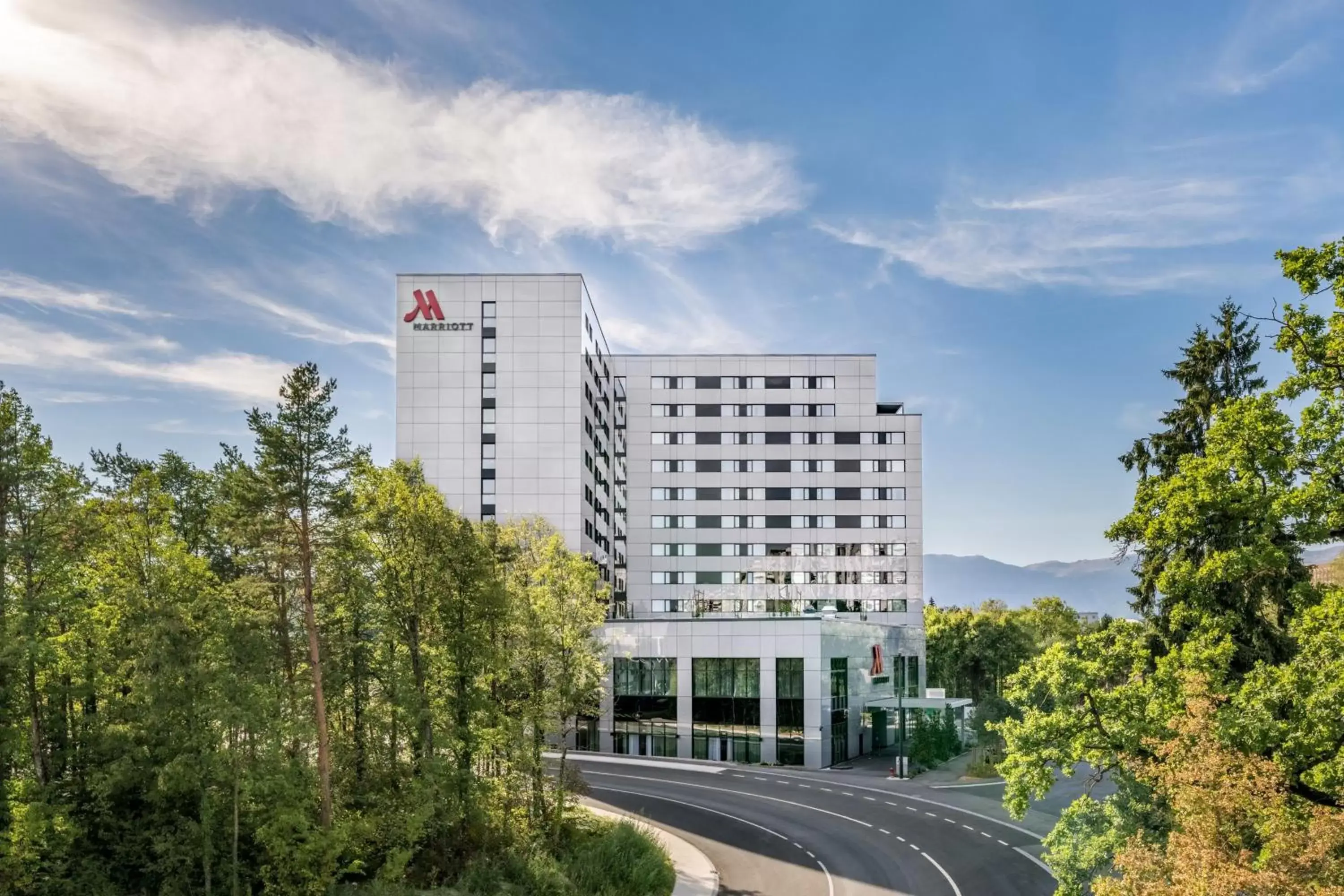 Property Building in Geneva Marriott Hotel