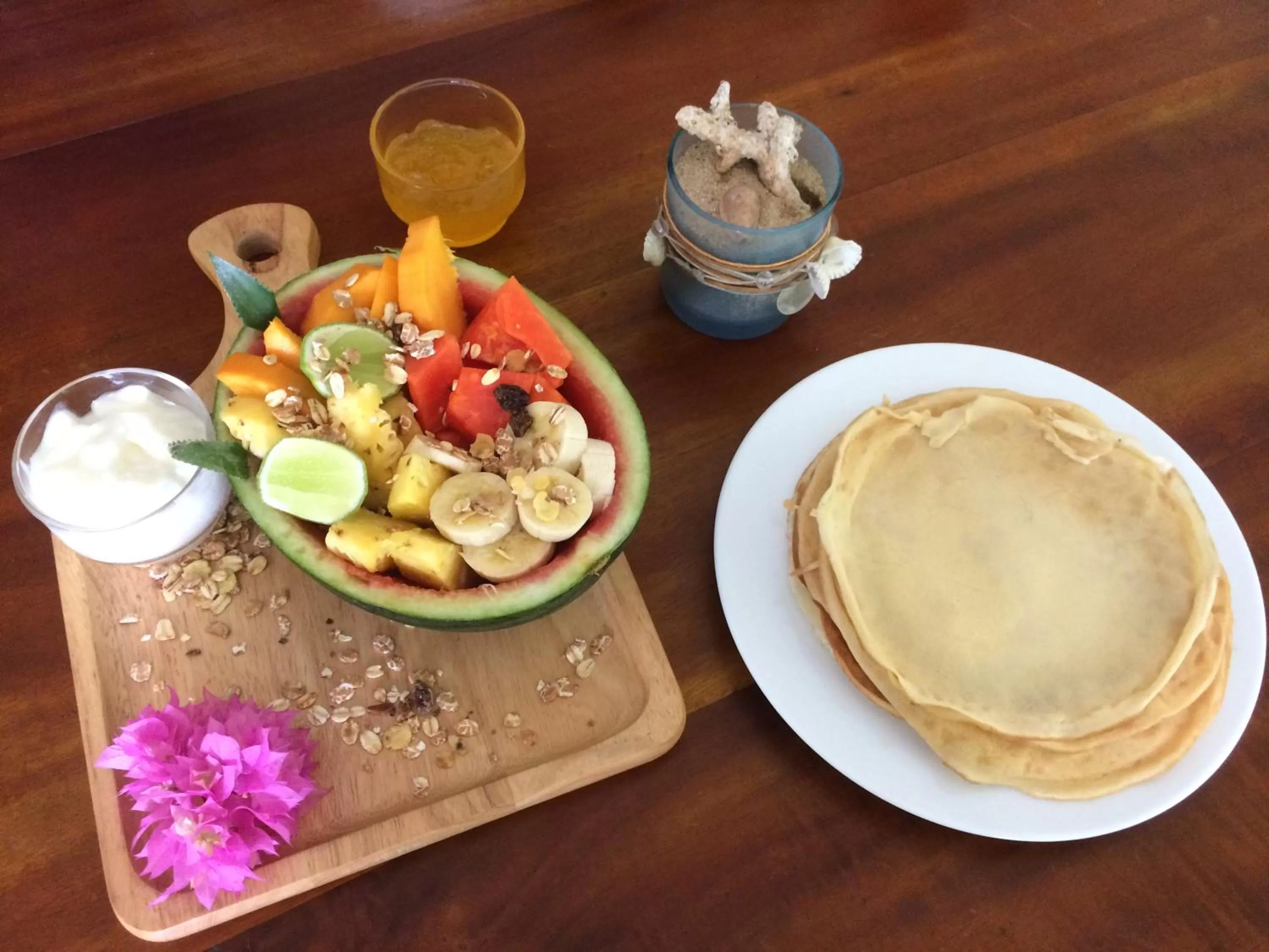 Continental breakfast in Weligama Ocean Breeze