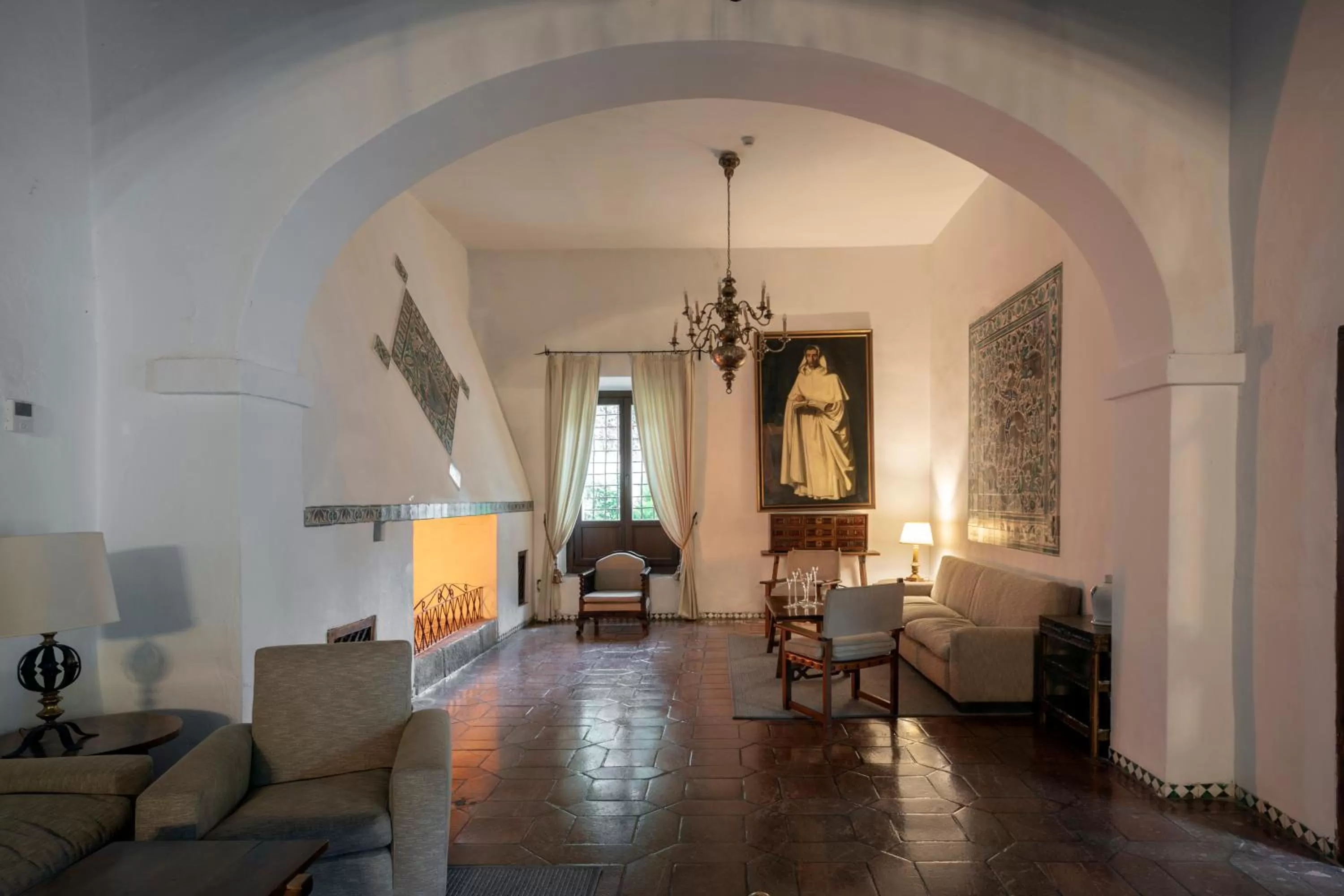 Communal lounge/ TV room in Parador de Guadalupe