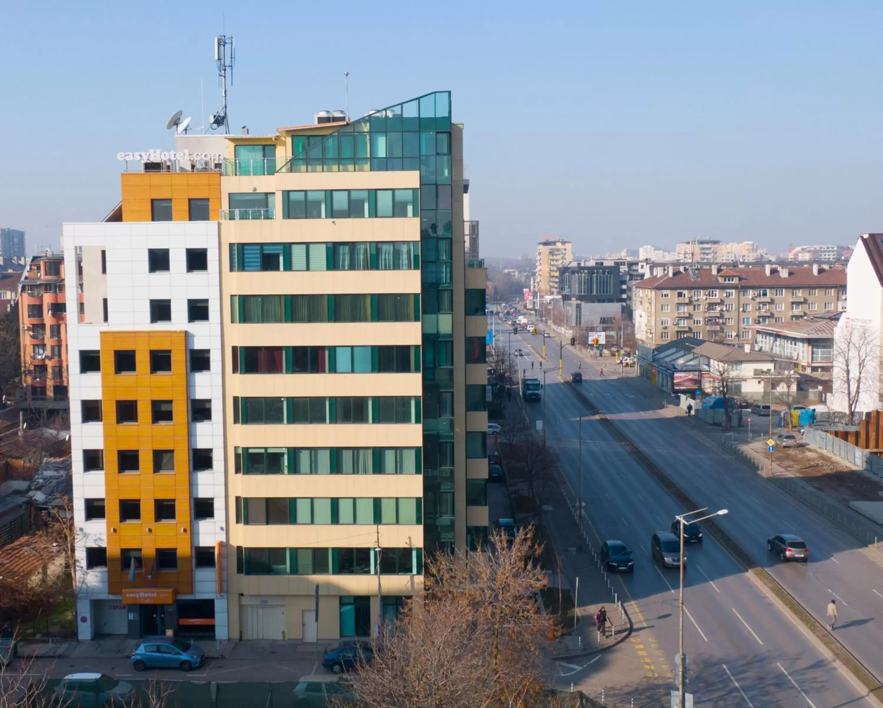 City view in easyHotel Sofia