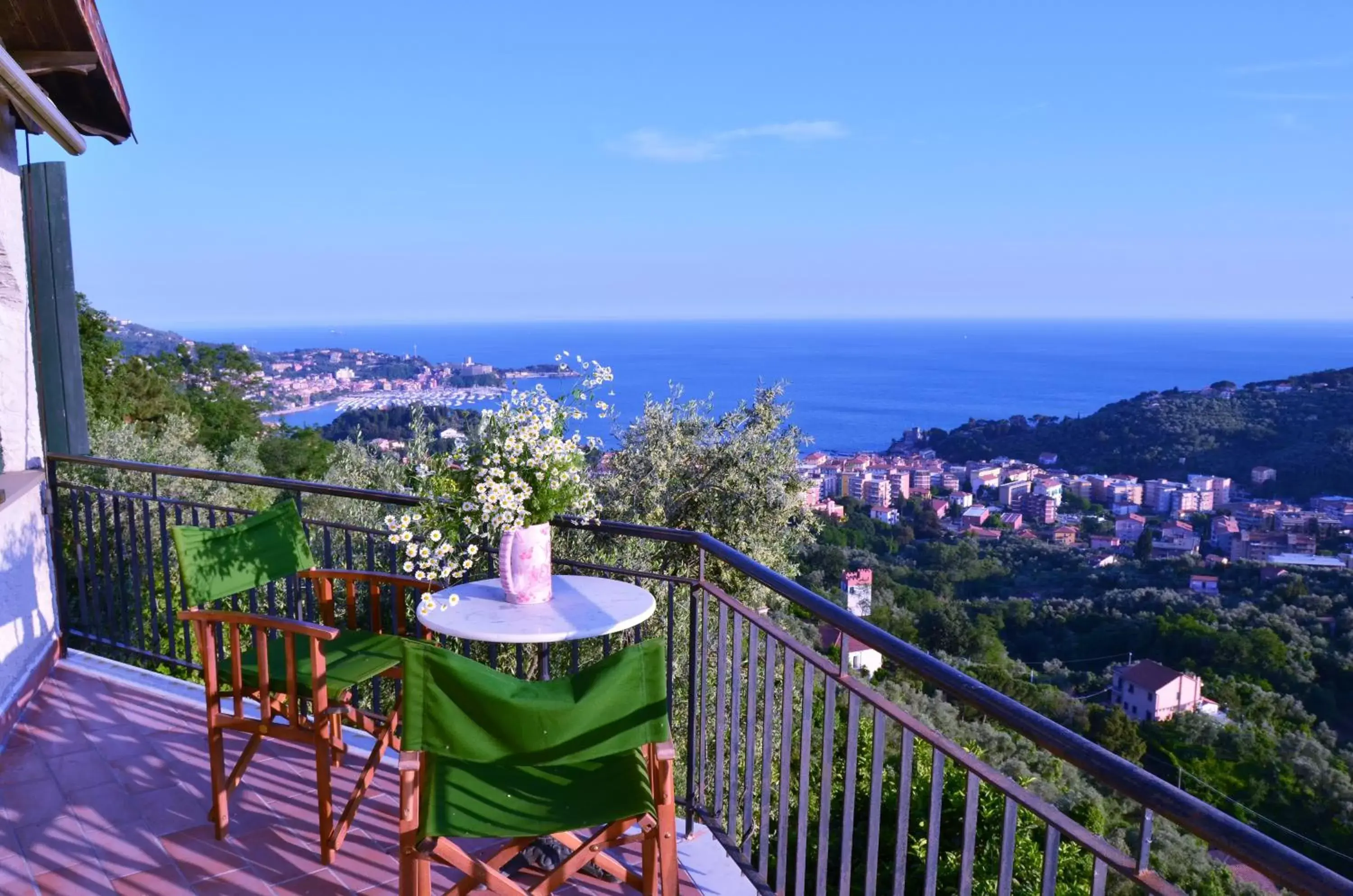 Sea view, Balcony/Terrace in LA CASTELLANA Una Finestra sul Mare- Air Conditioned