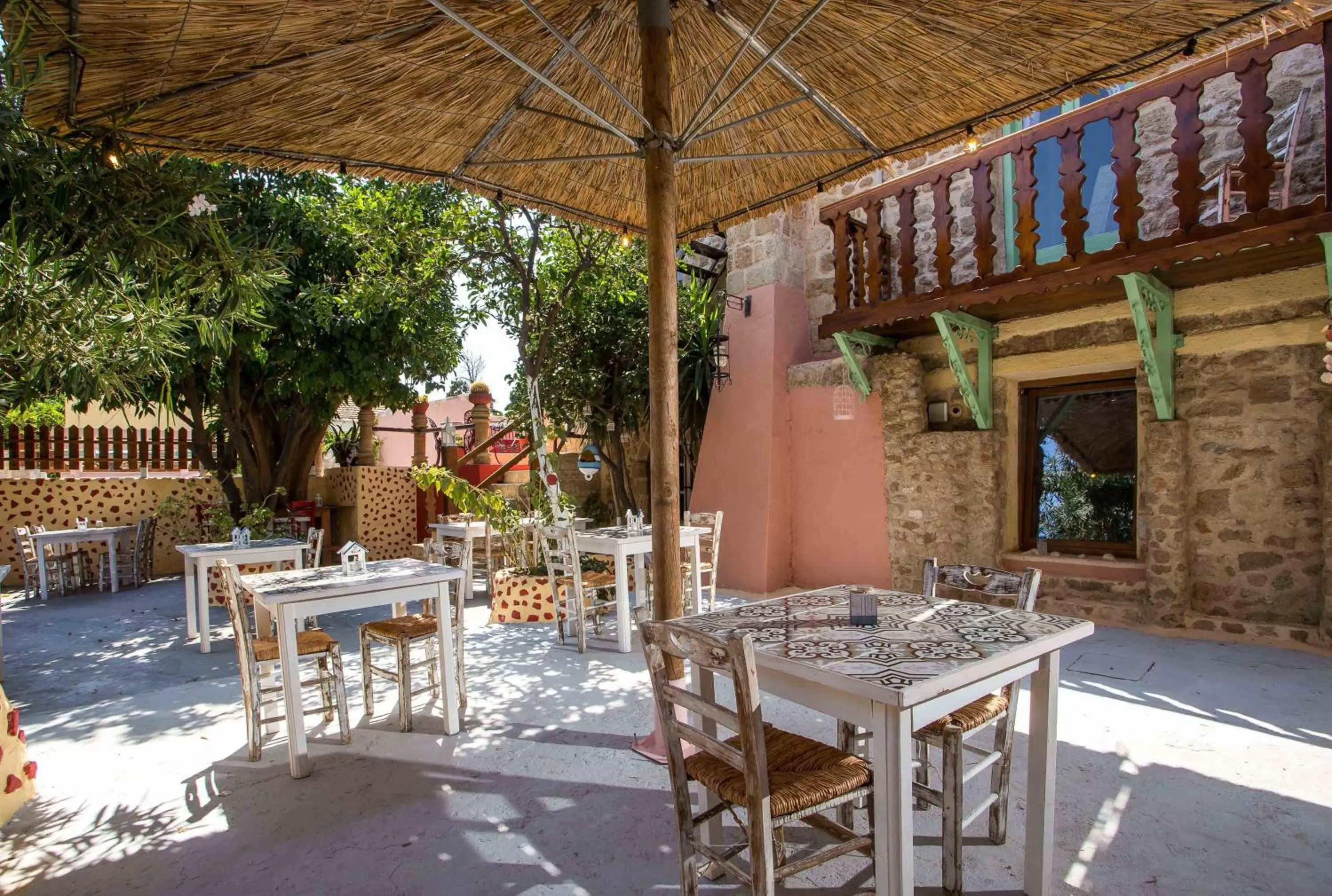 Patio in Attiki Hotel