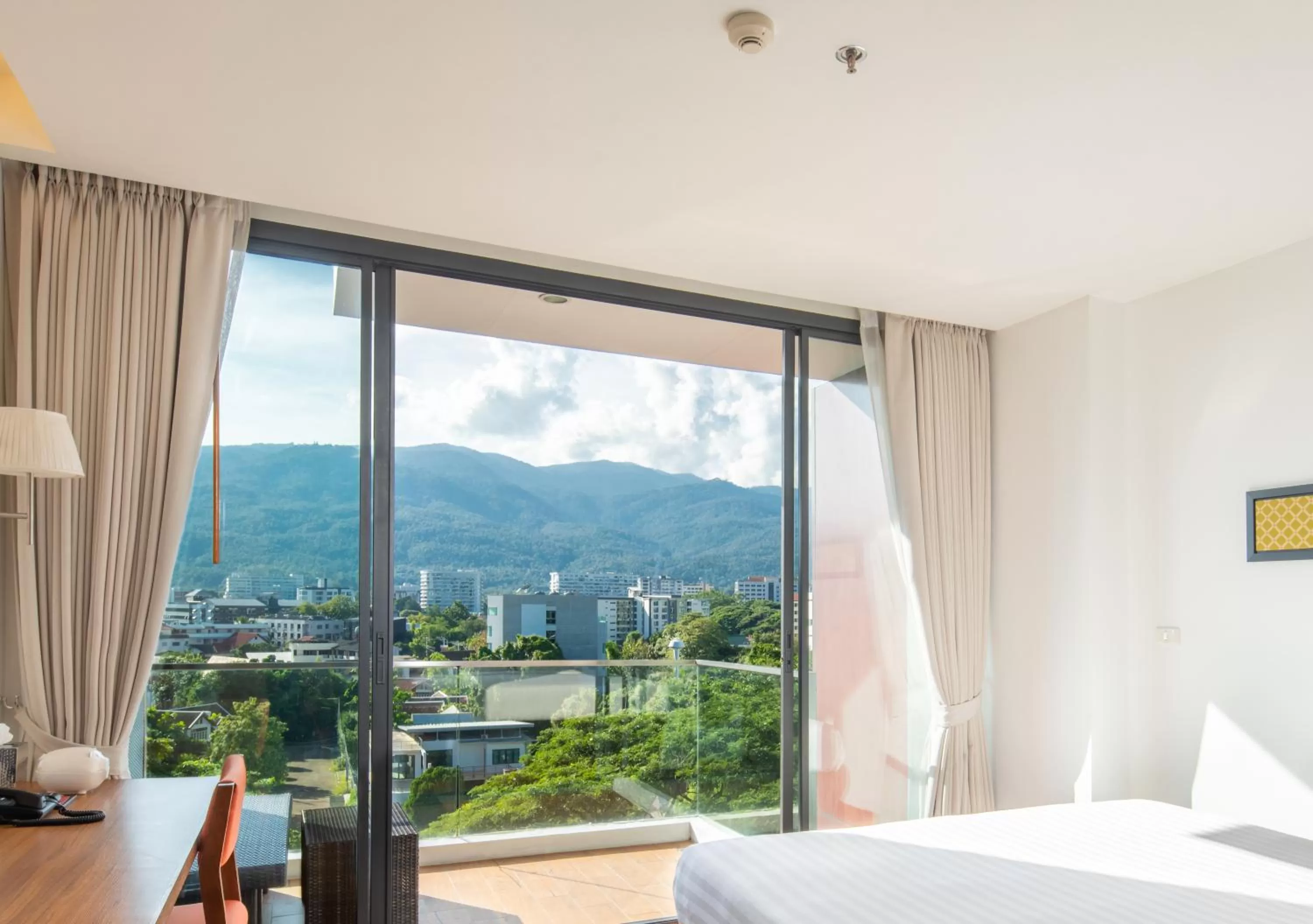 View (from property/room), Bed in Eastin Tan Hotel Chiang Mai