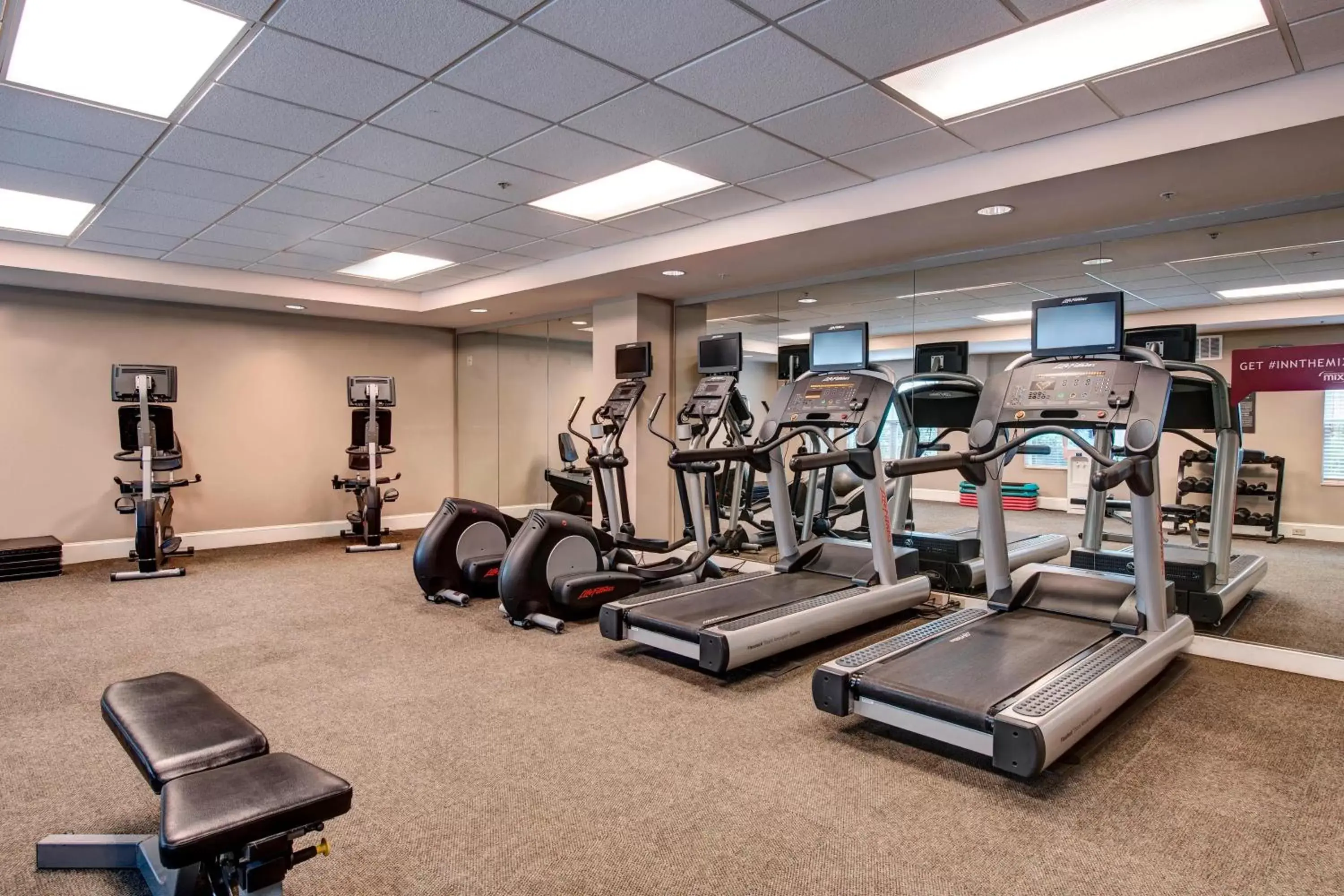 Fitness centre/facilities, Fitness Center/Facilities in Residence Inn by Marriott Raleigh Crabtree Valley