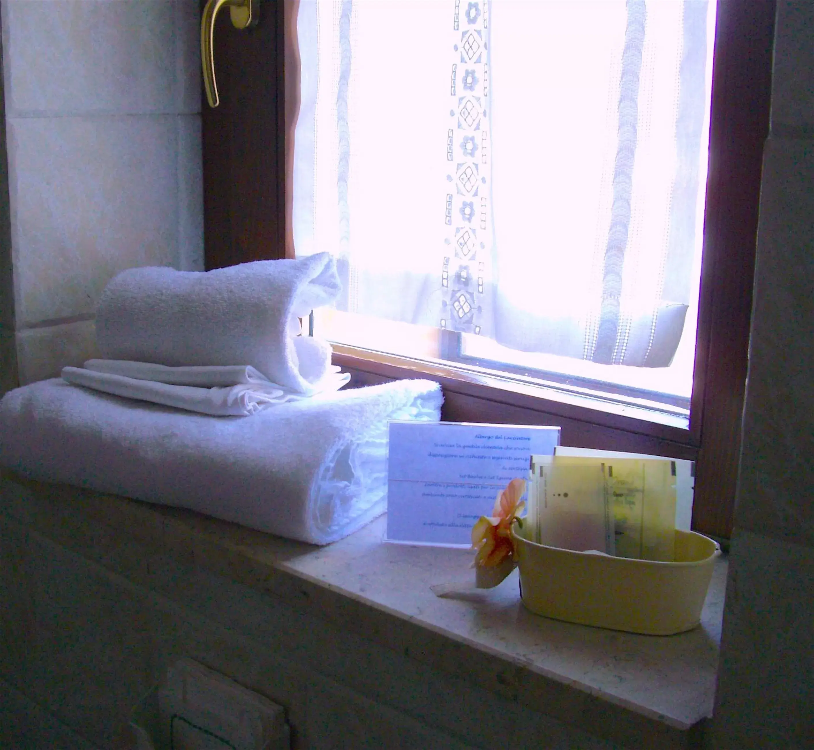 Bathroom in Albergo Ristorante del Cacciatore