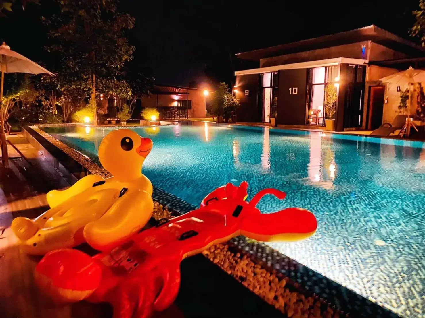 Pool view in Baan Suan Leelawadee Resort Nan