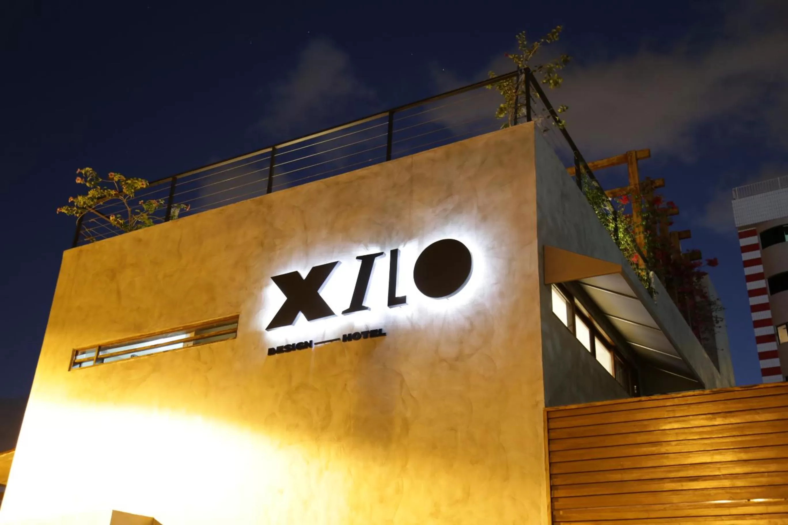 Property building in Xilo Design Hotel