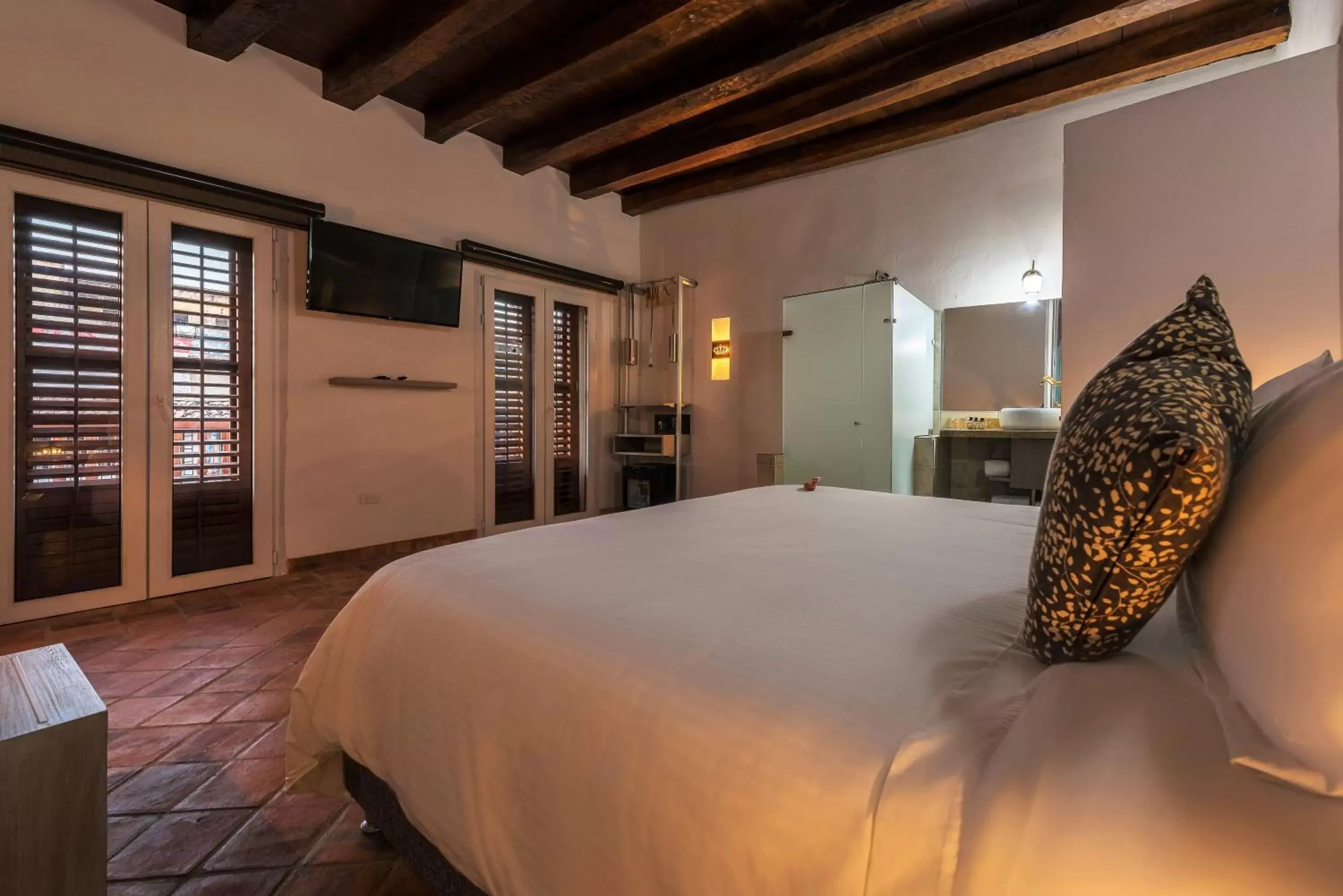 Photo of the whole room, Bed in Getsemani Cartagena Hotel